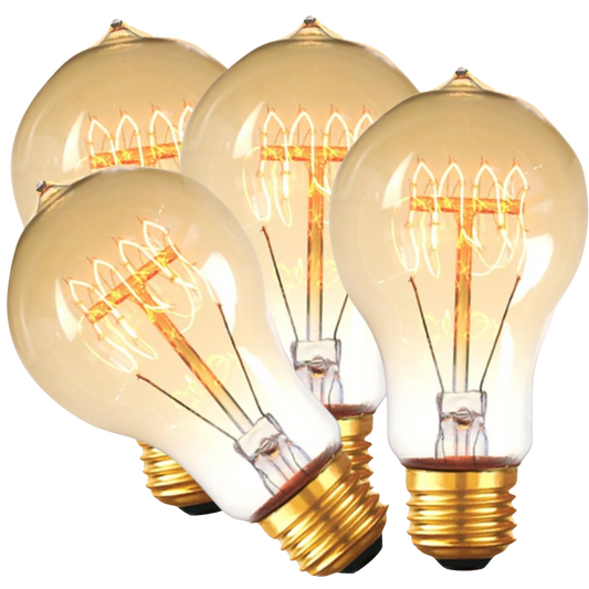 4 Pack - Dimmable Incandescent Spiral 60W