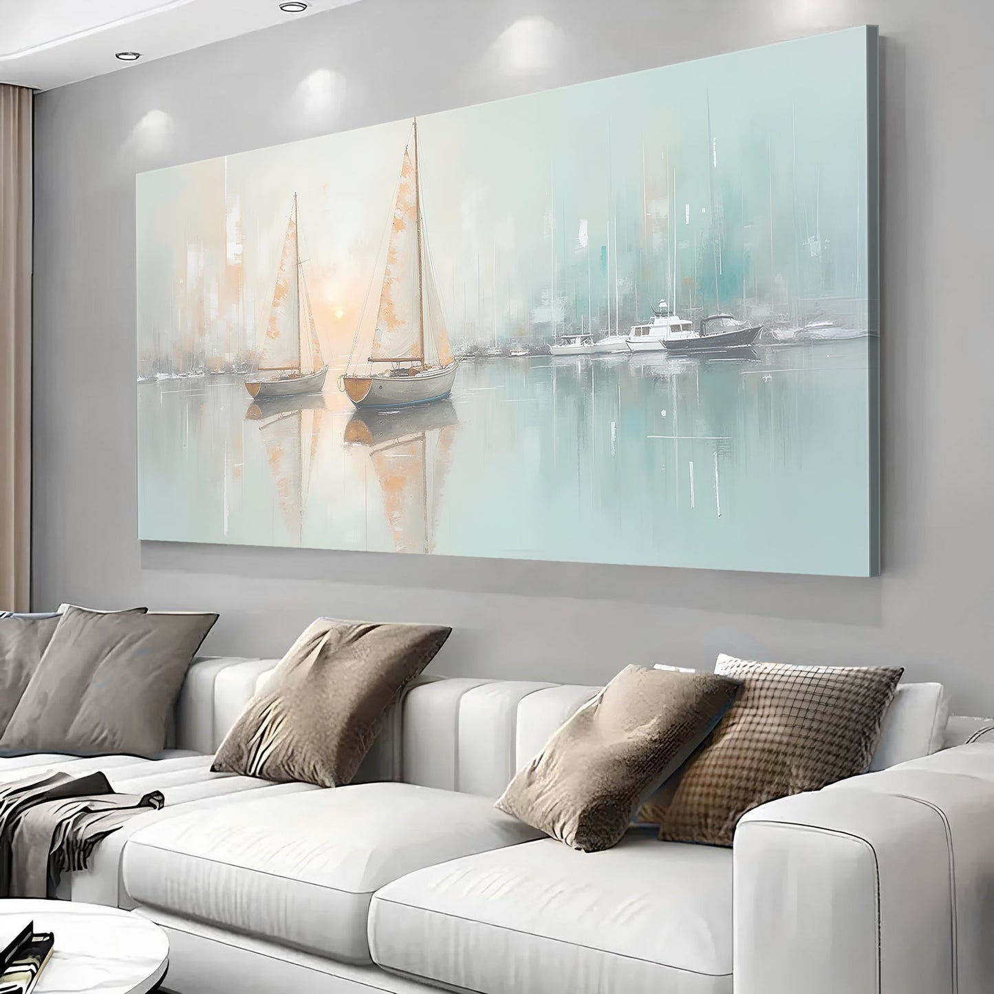 Abstract Pier and Dock Wall Art