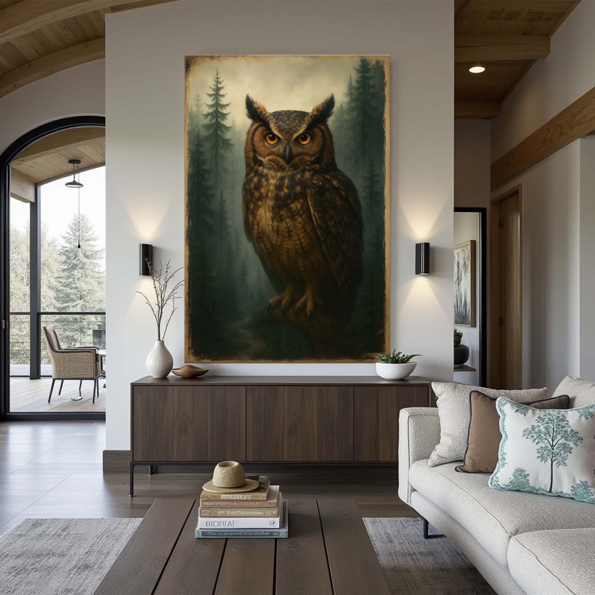 Watcher Of The Woods Owl Wall Art