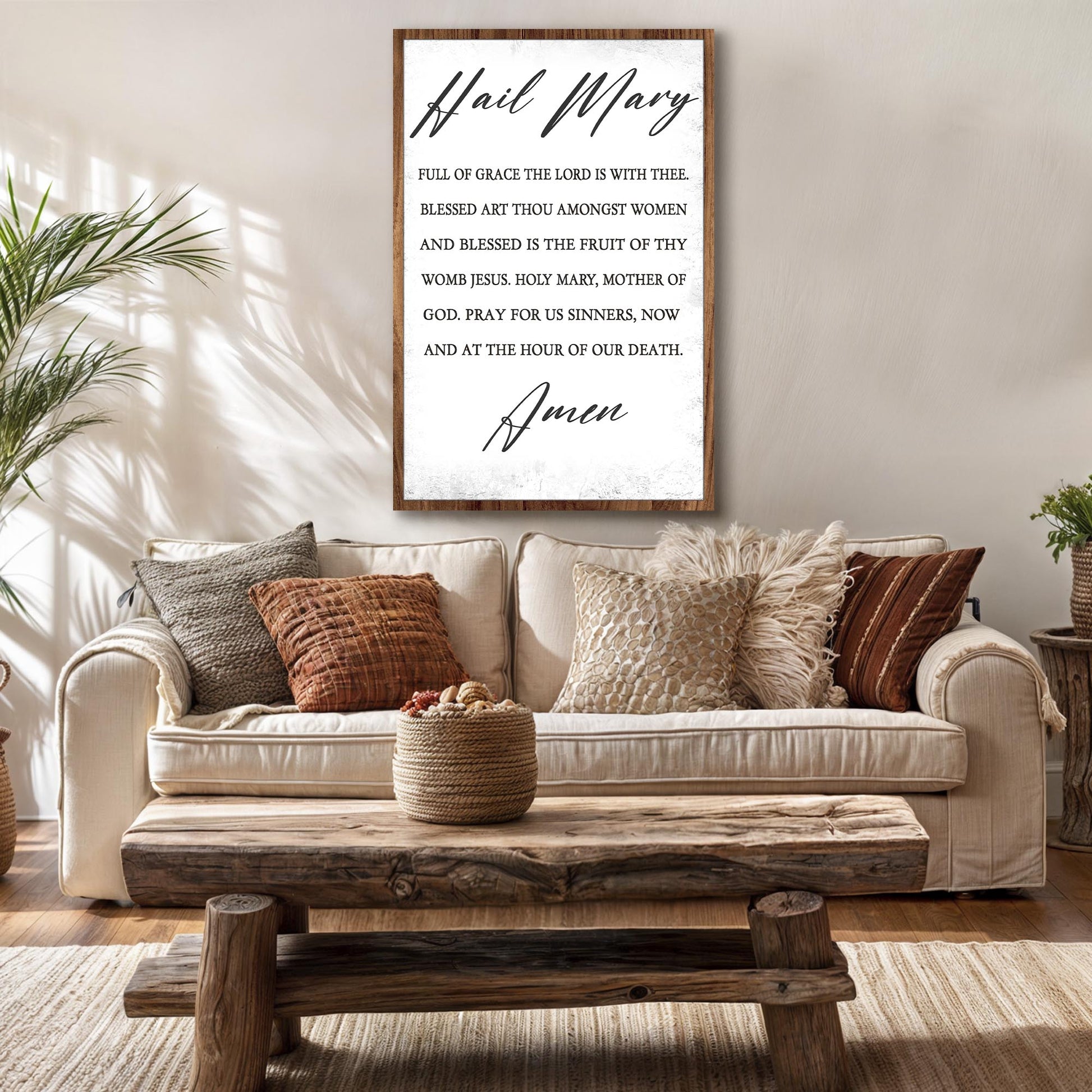 The Hail Mary Faith Sign