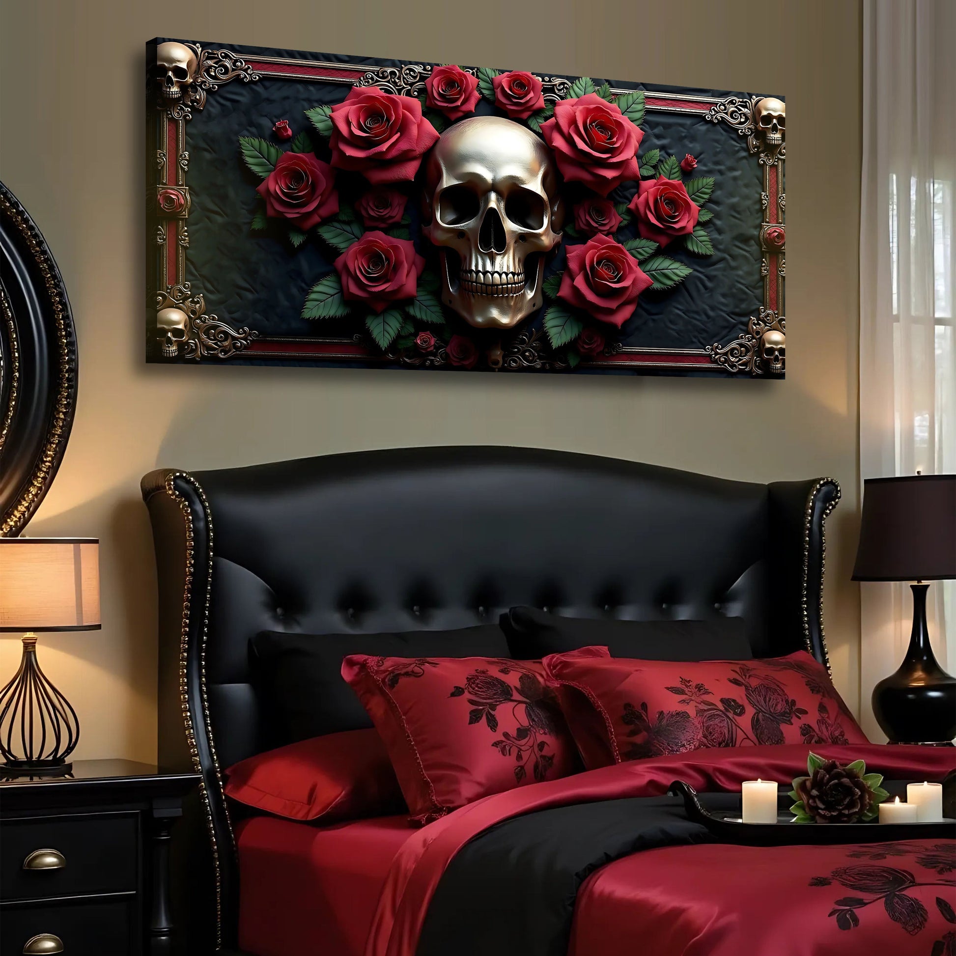 3D Vintage Skull Wall Art III