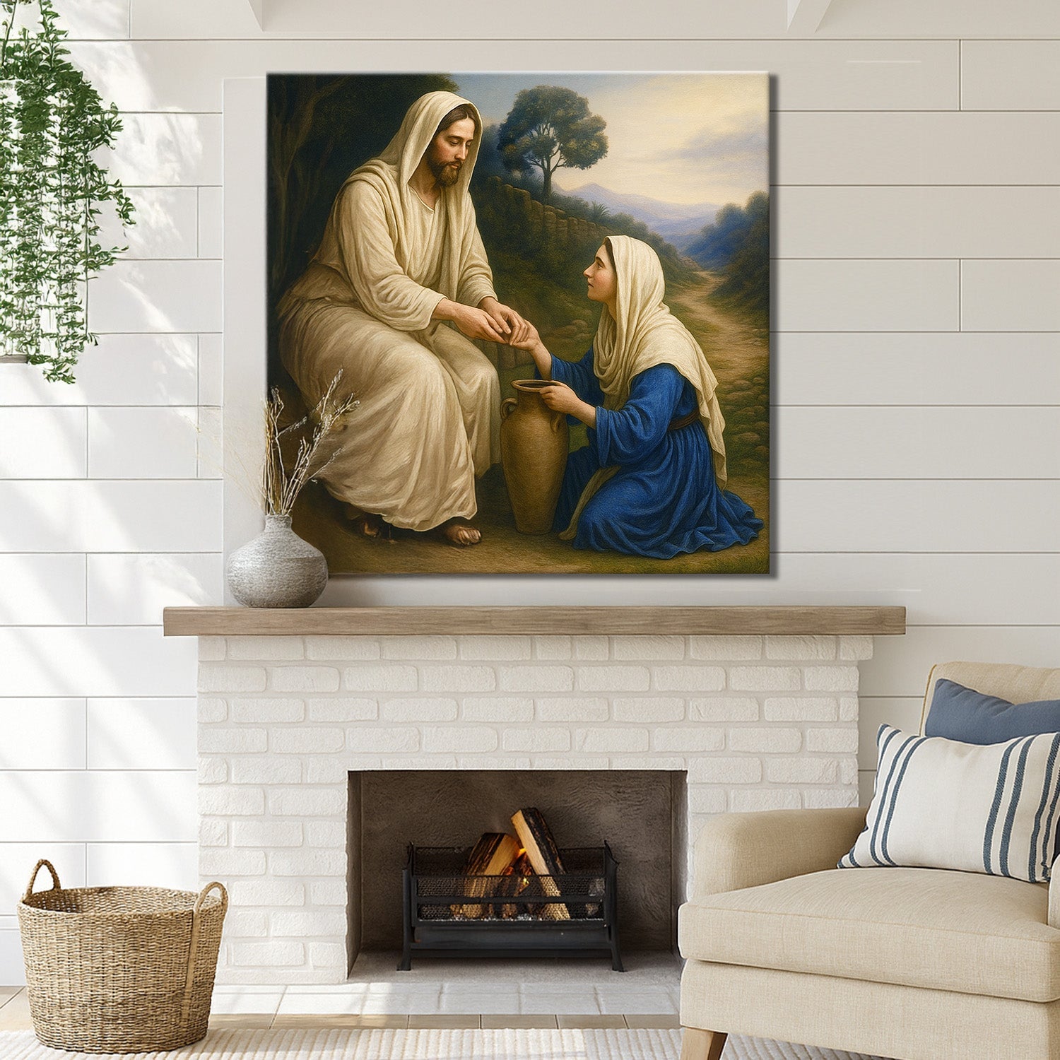 Samaritan at the Well Faith Wall Art