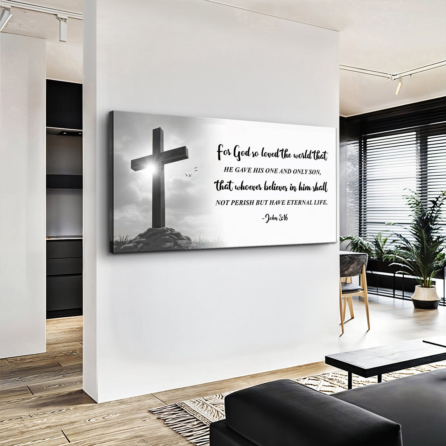 John 3:16: For God So Loved The World Faith Sign VI