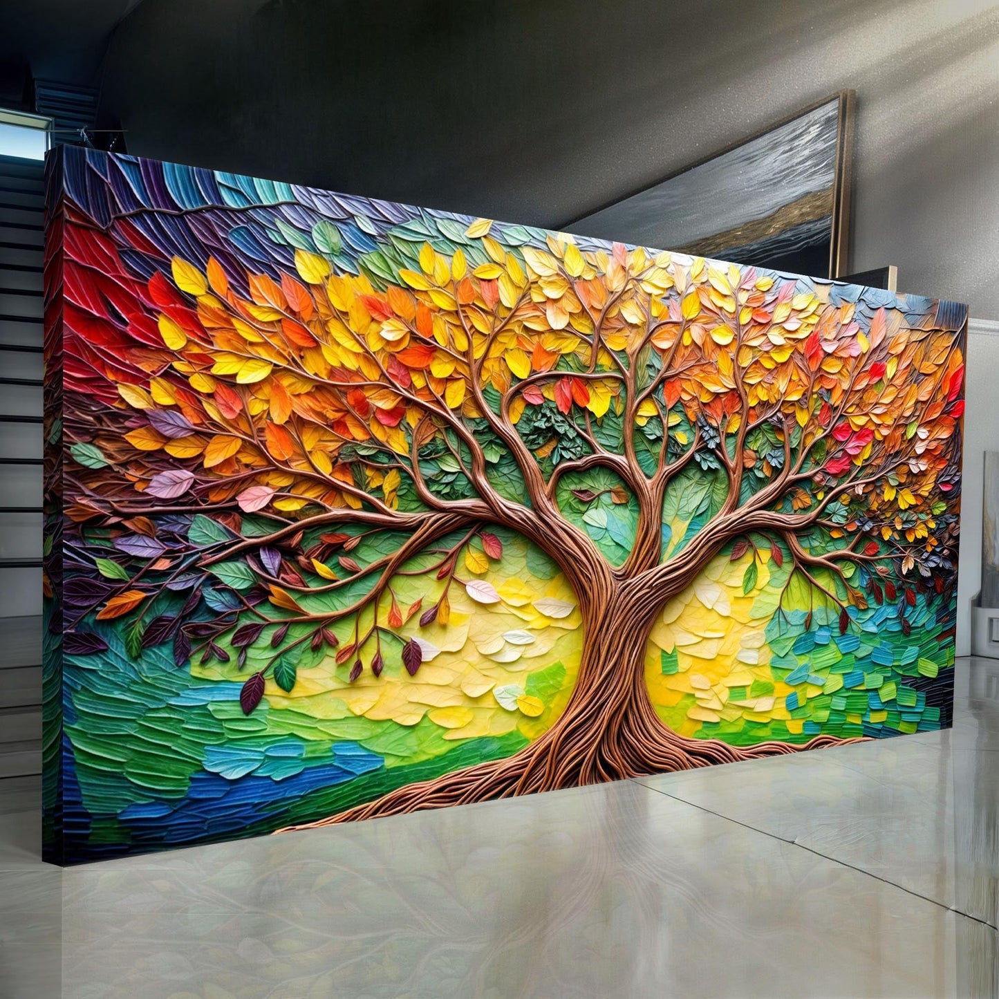 Tree Of Life Impasto Wall Art