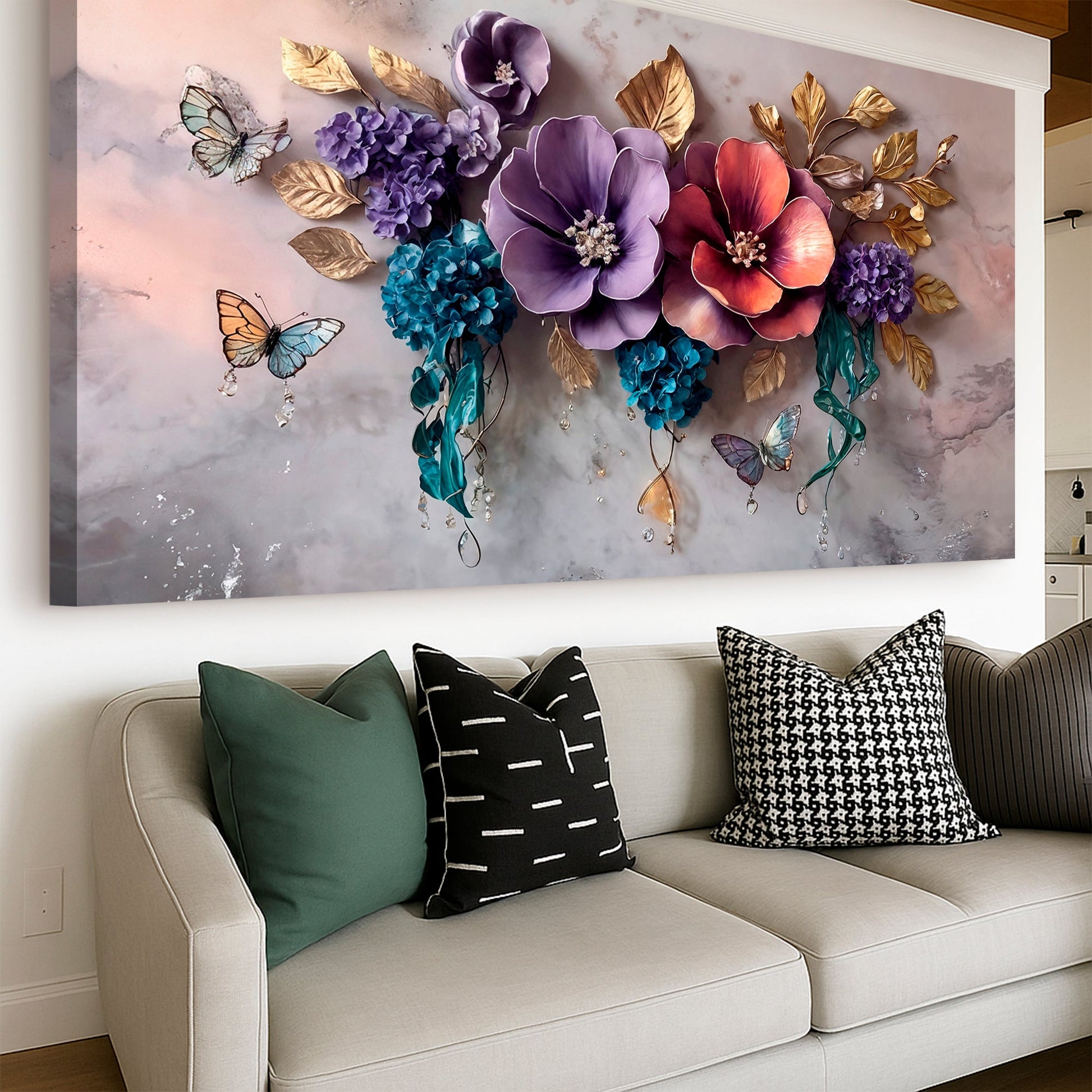 Floral Symphony Wall Art