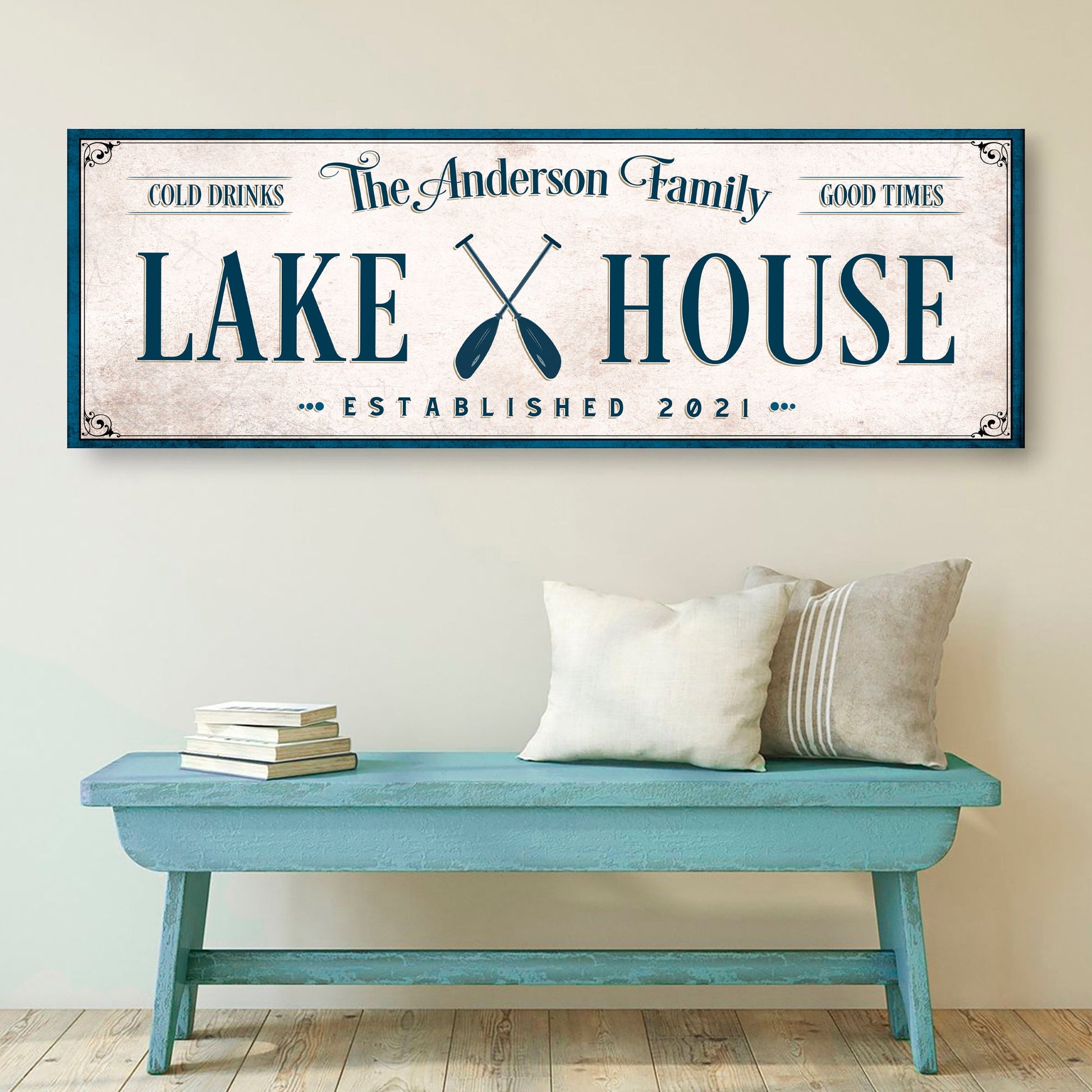 Personalized Lake House Sign IV