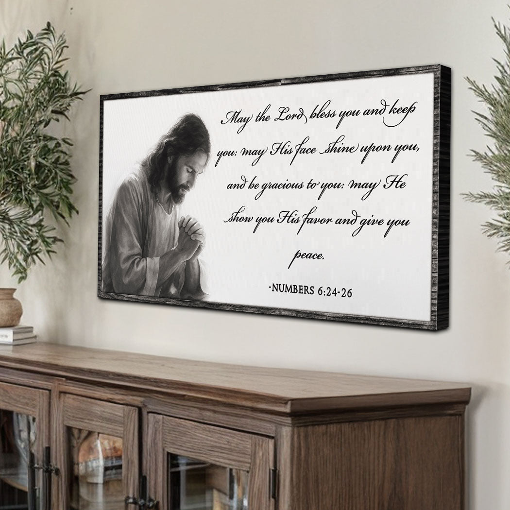 Numbers 6:24-26 - May The Lord Bless You Faith Sign IV