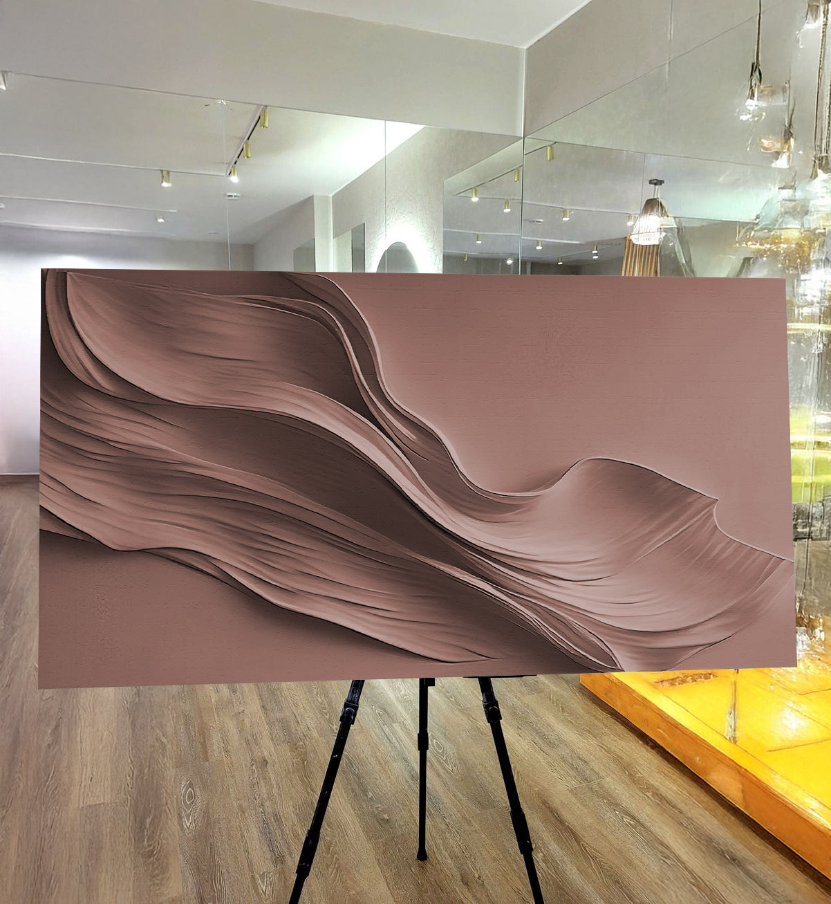 Warm Terracotta Minimalist Wall Art