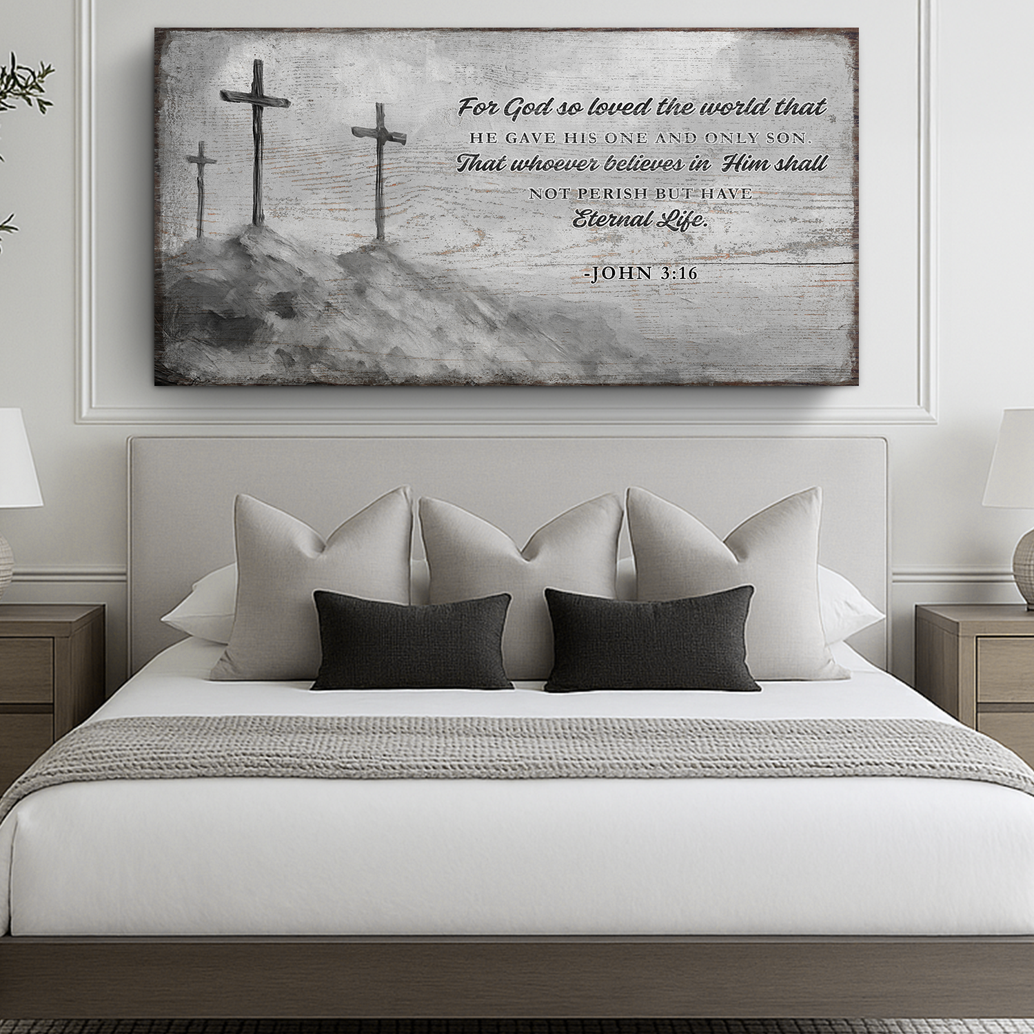 John 3:16: For God So Loved The World Faith Sign VIII