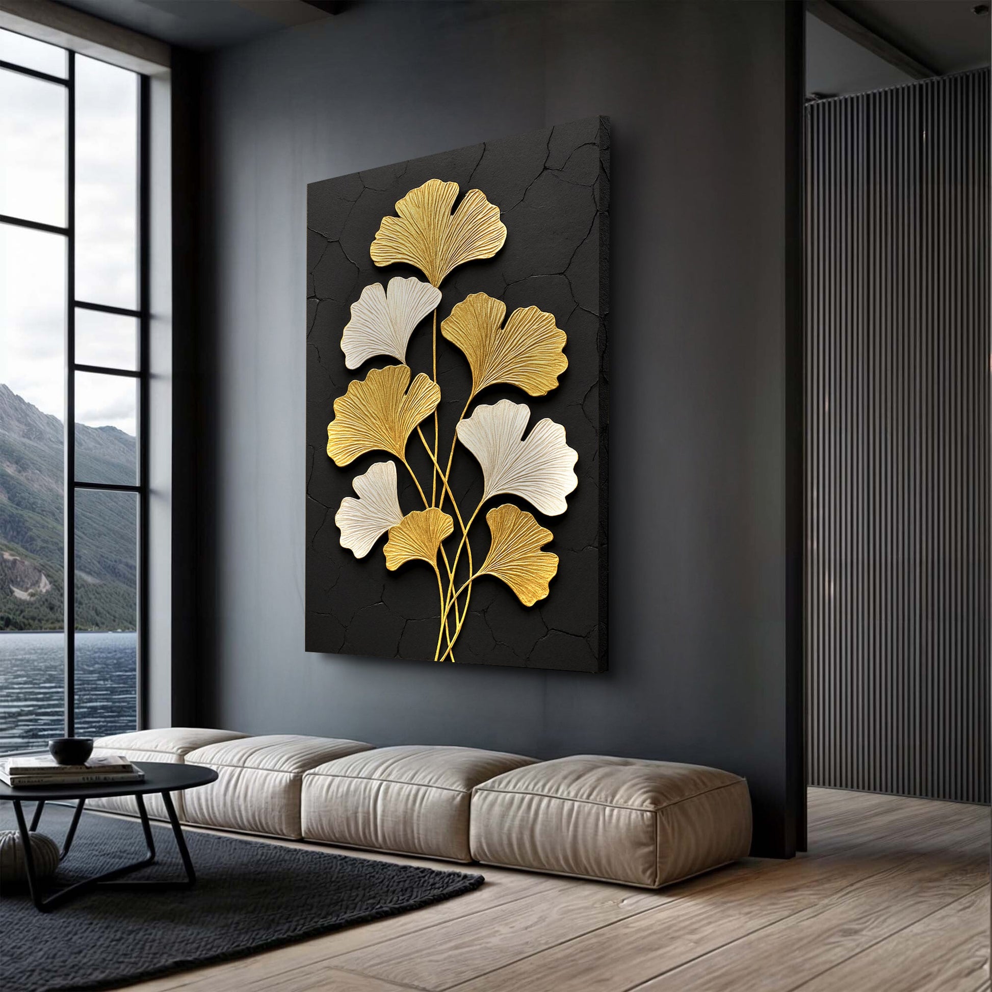 Golden Ginkgo Wall Art