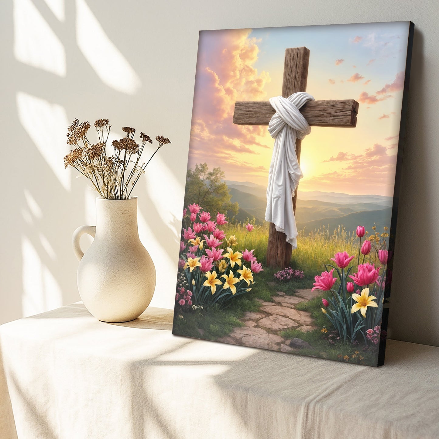 Minimalist Cross Faith Wall Art III