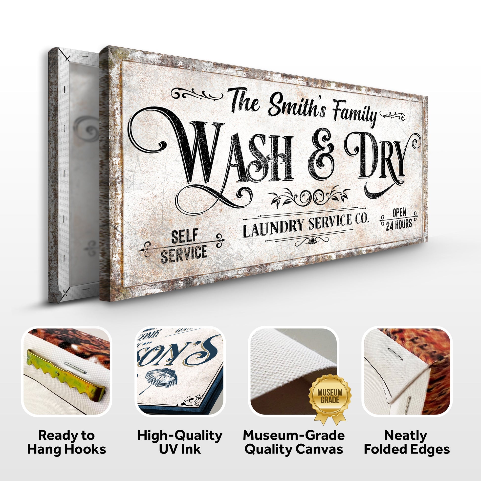 Personalized Laundry Service Sign II