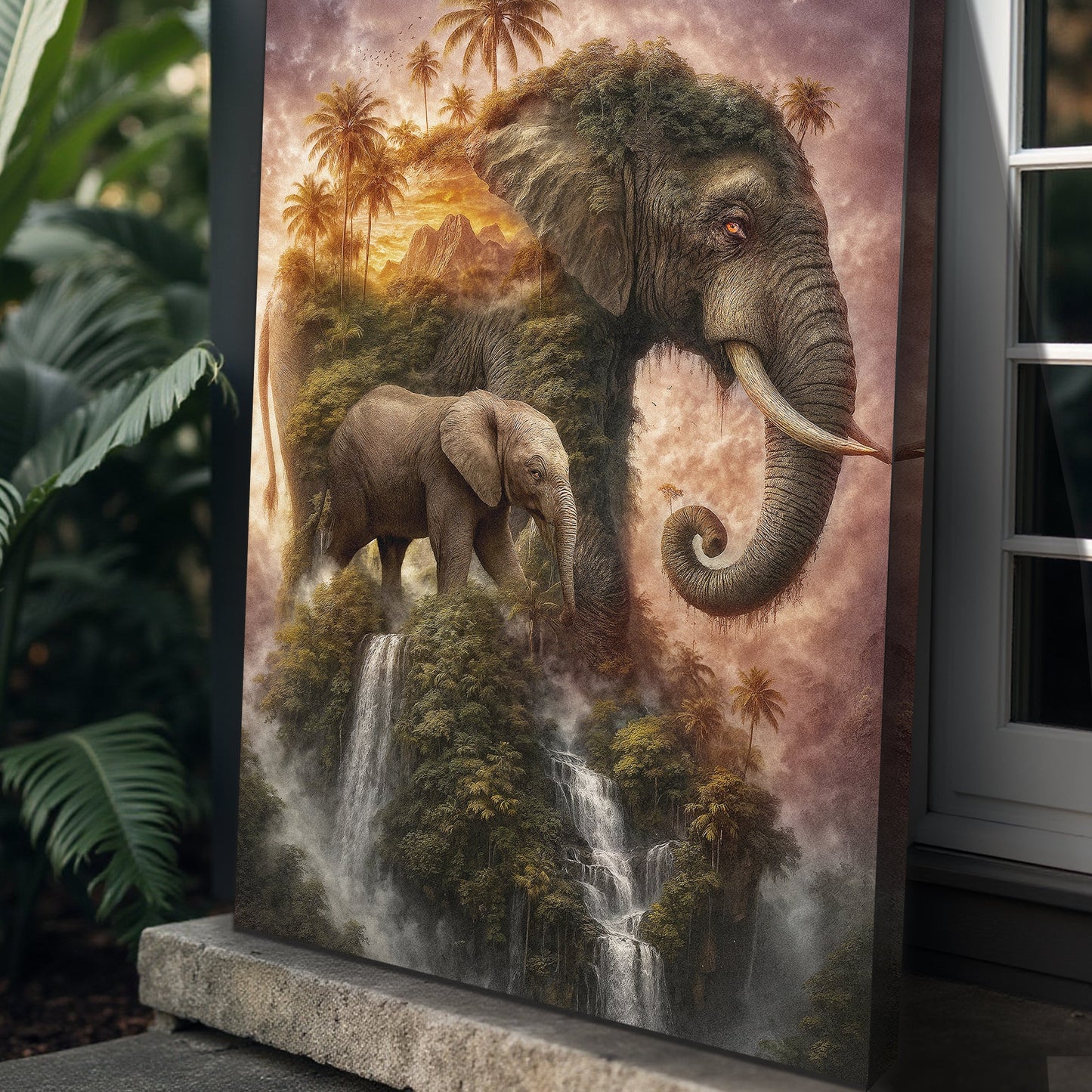Elephant Jungle Majesty Wall Art