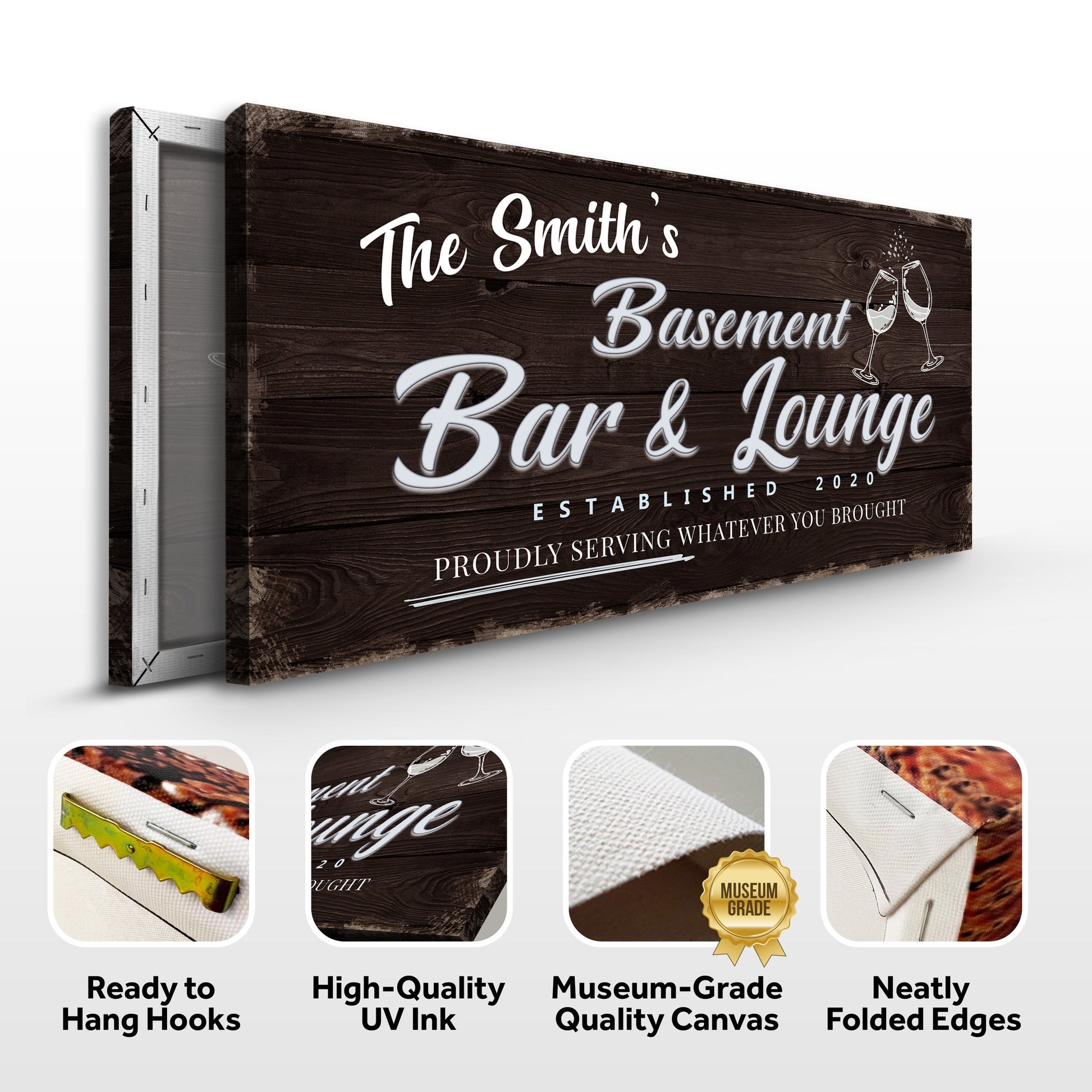 Basement Bar And Lounge Sign IV