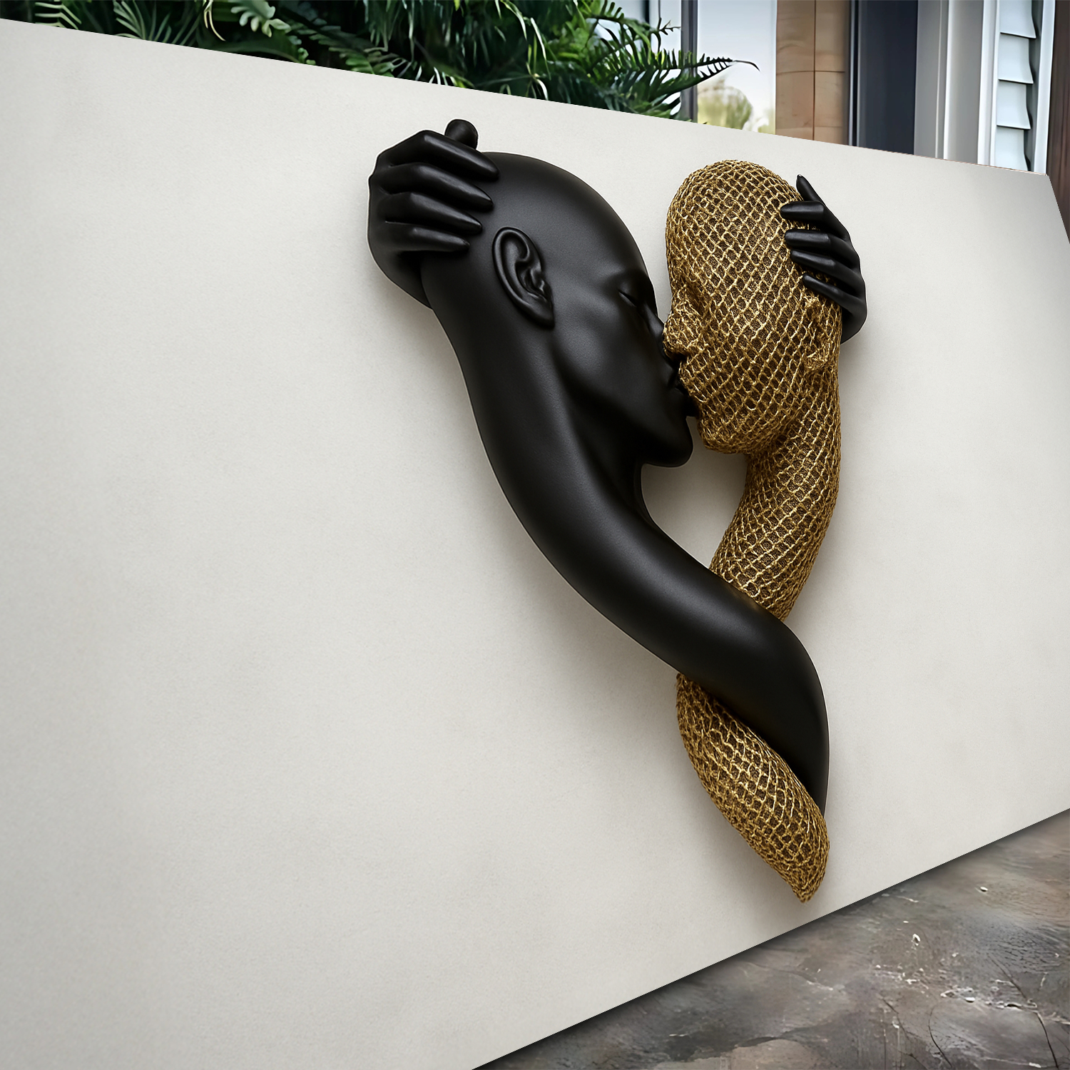 Eternal Love Figure Abstract Wall Art IV
