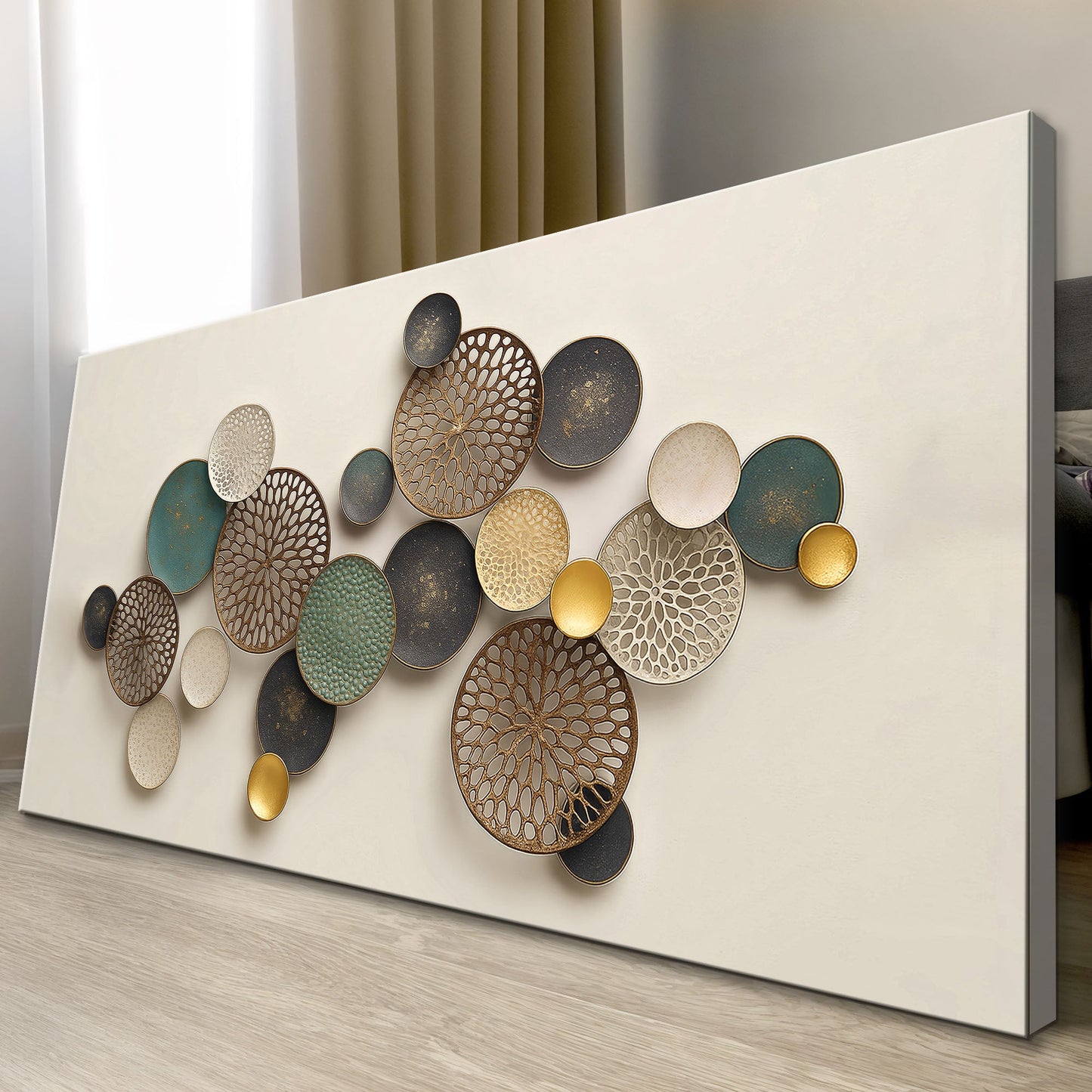 Lotus Leaf Abstract Wall Art II