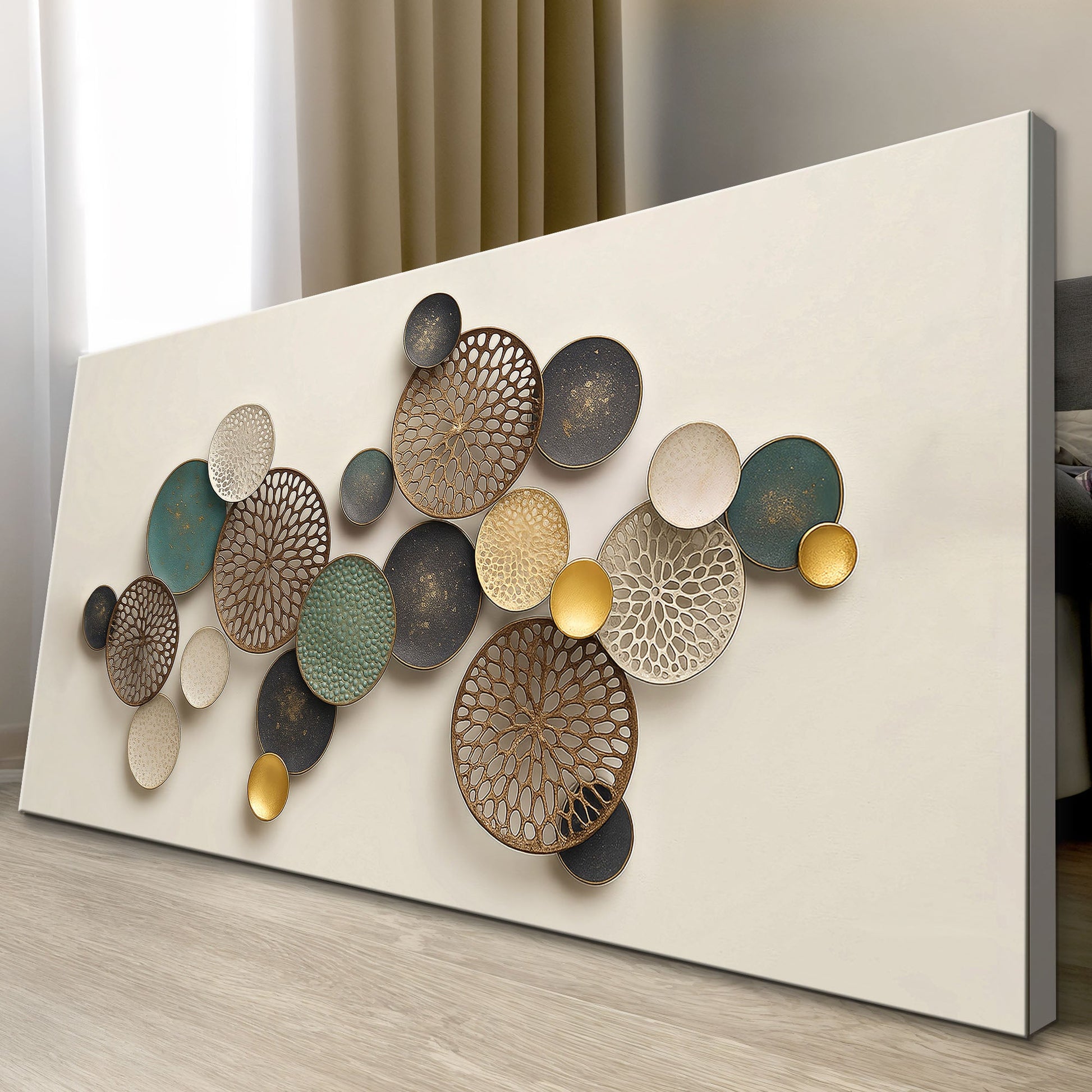 Lotus Leaf Abstract Wall Art II