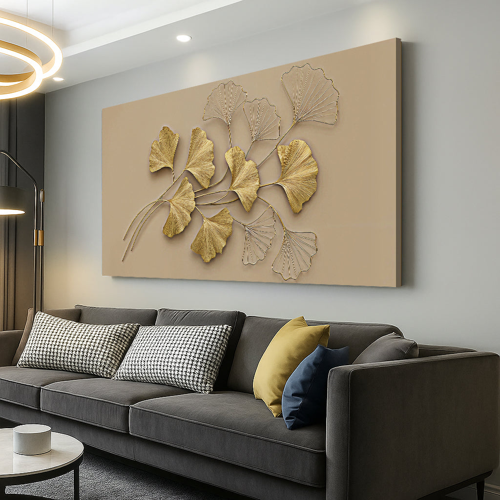 Golden Botanical Wall Art