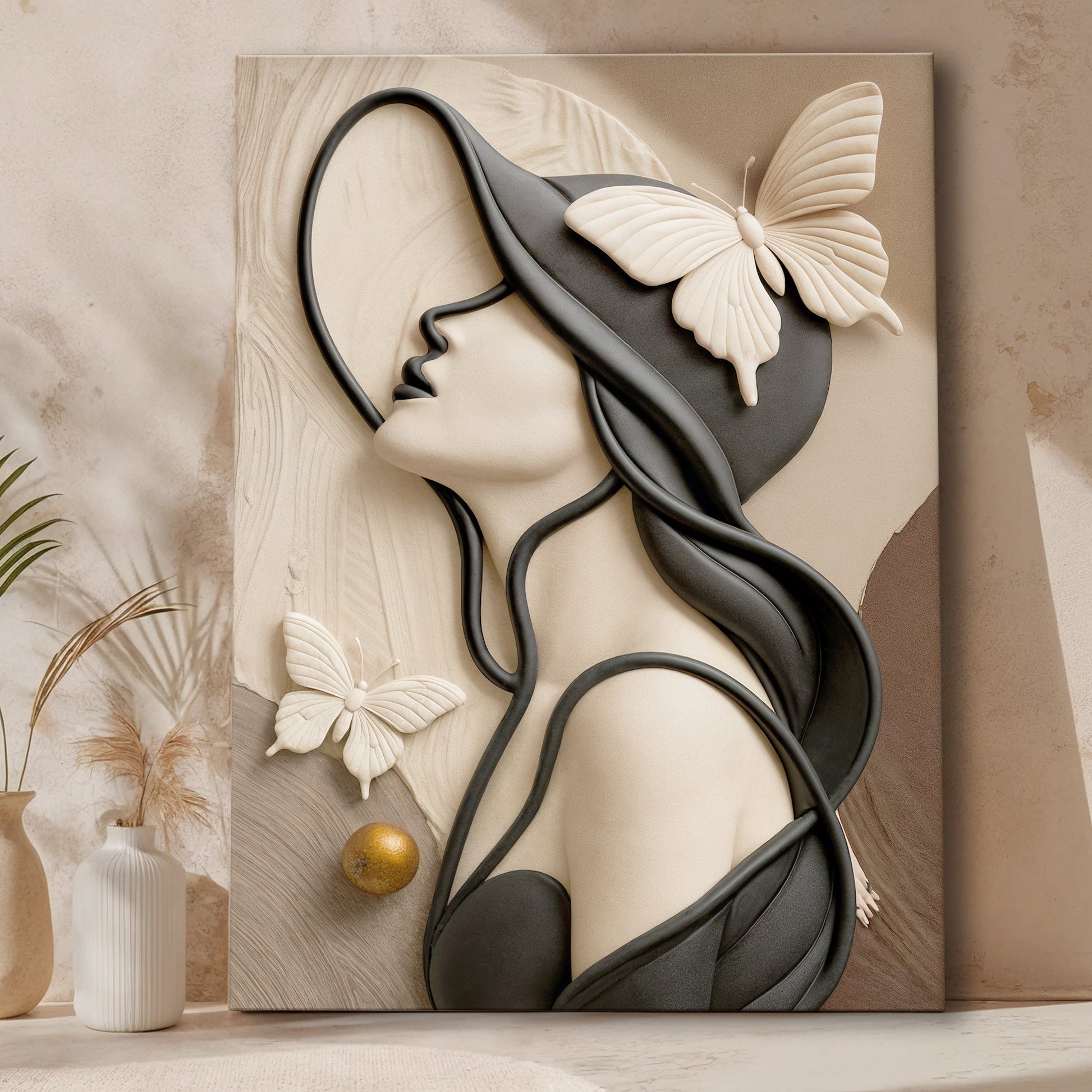Woman's Delicate Lines Wall Art