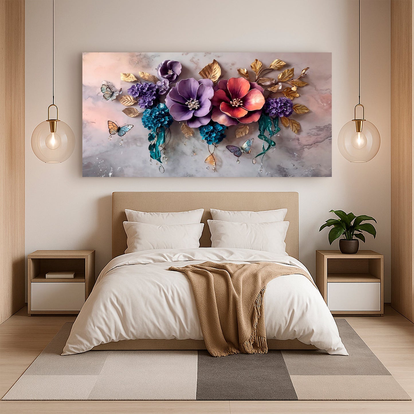 Floral Symphony Wall Art