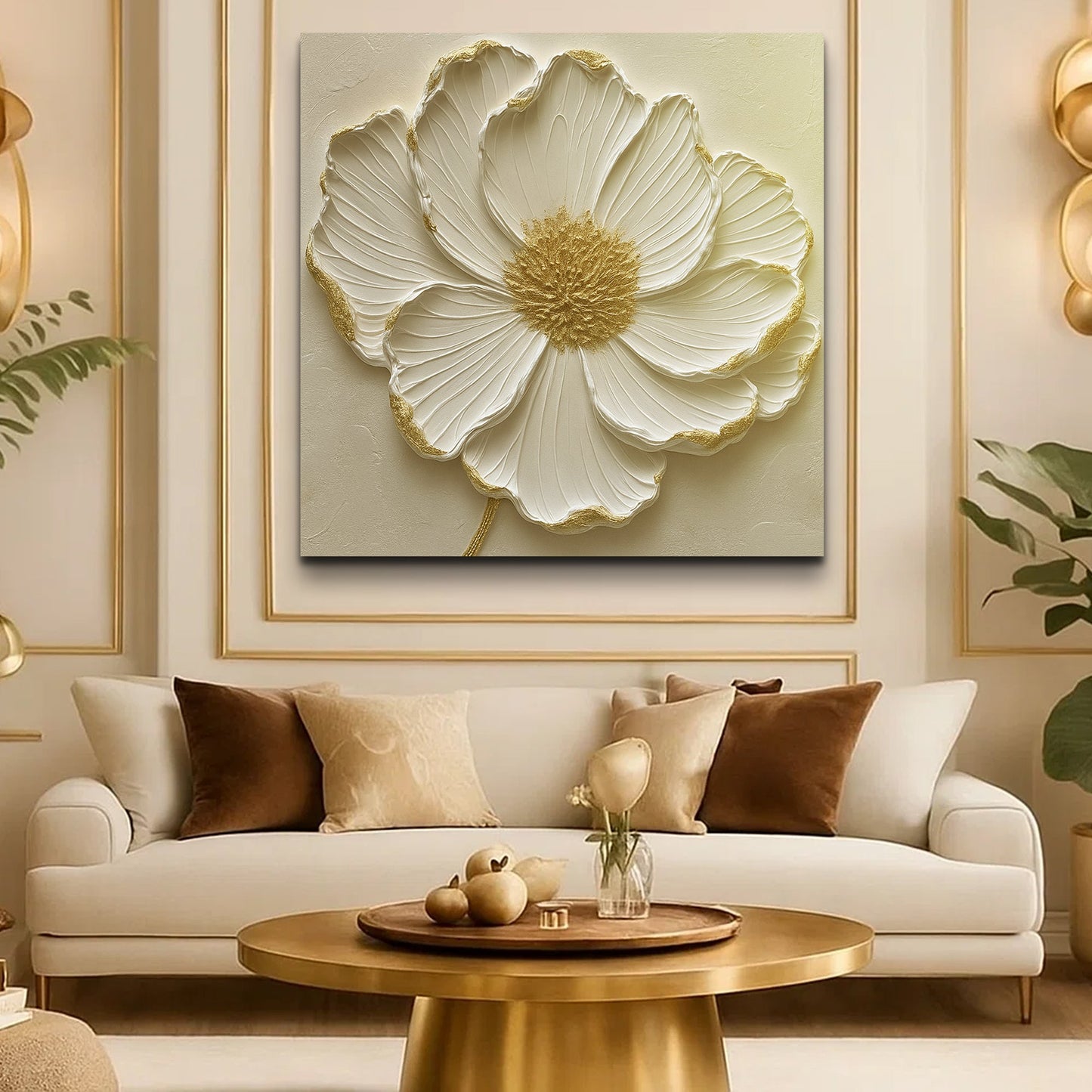 Modern Abstract Flower Wall Art