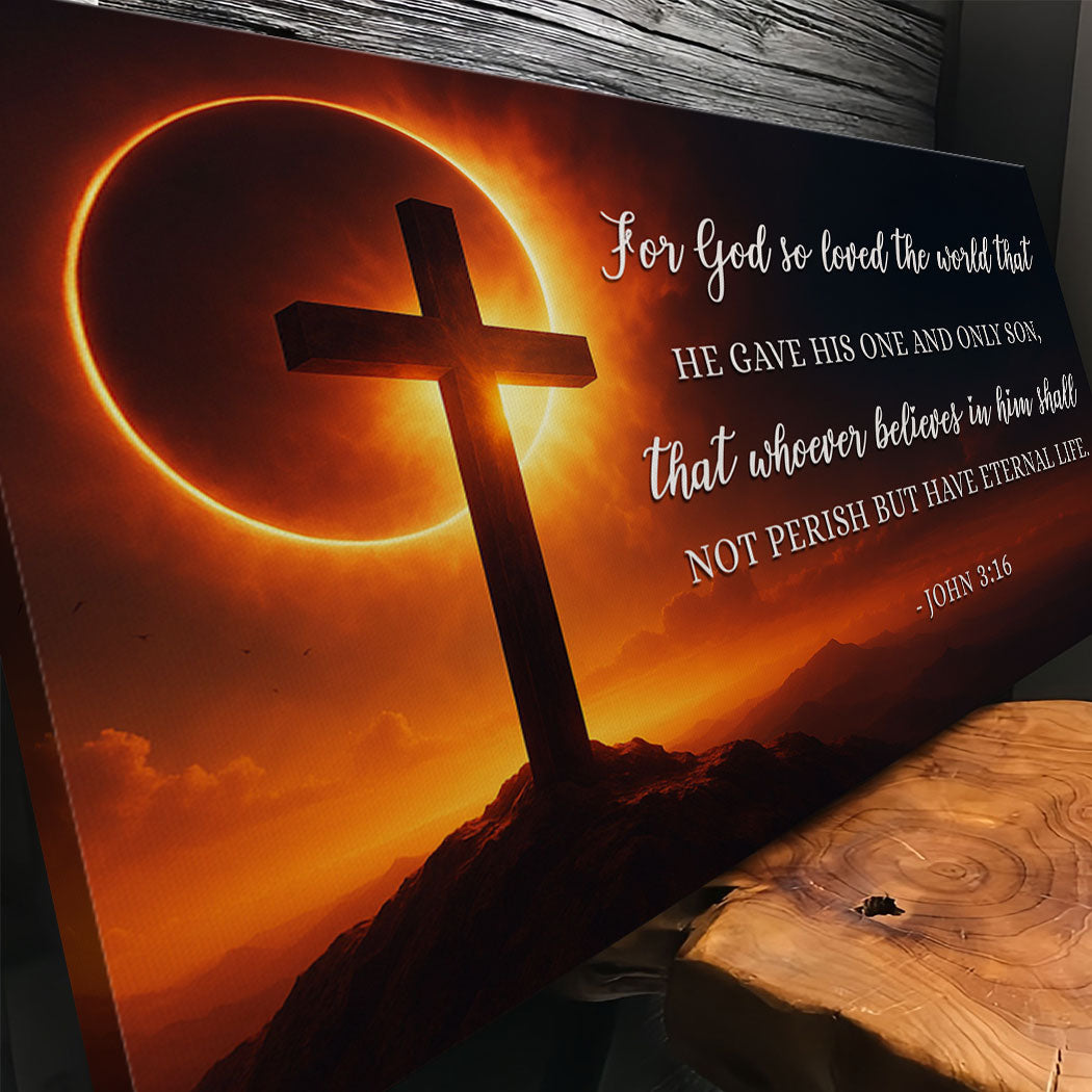 John 3:16: For God So Loved The World Faith Sign IV