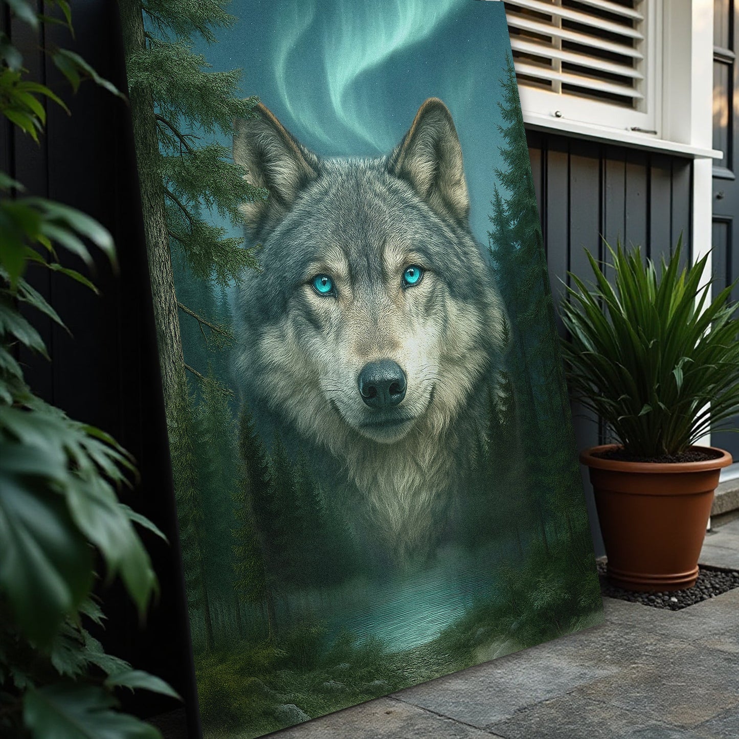 Wolf Northern Symphony Wall Art