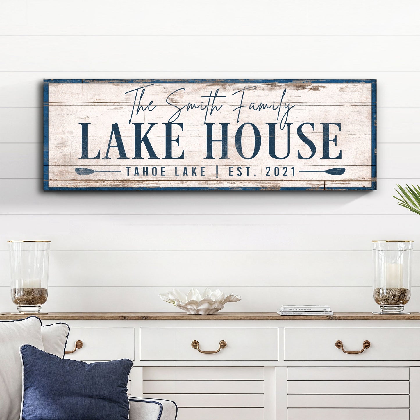 Personalized Lake House Sign V