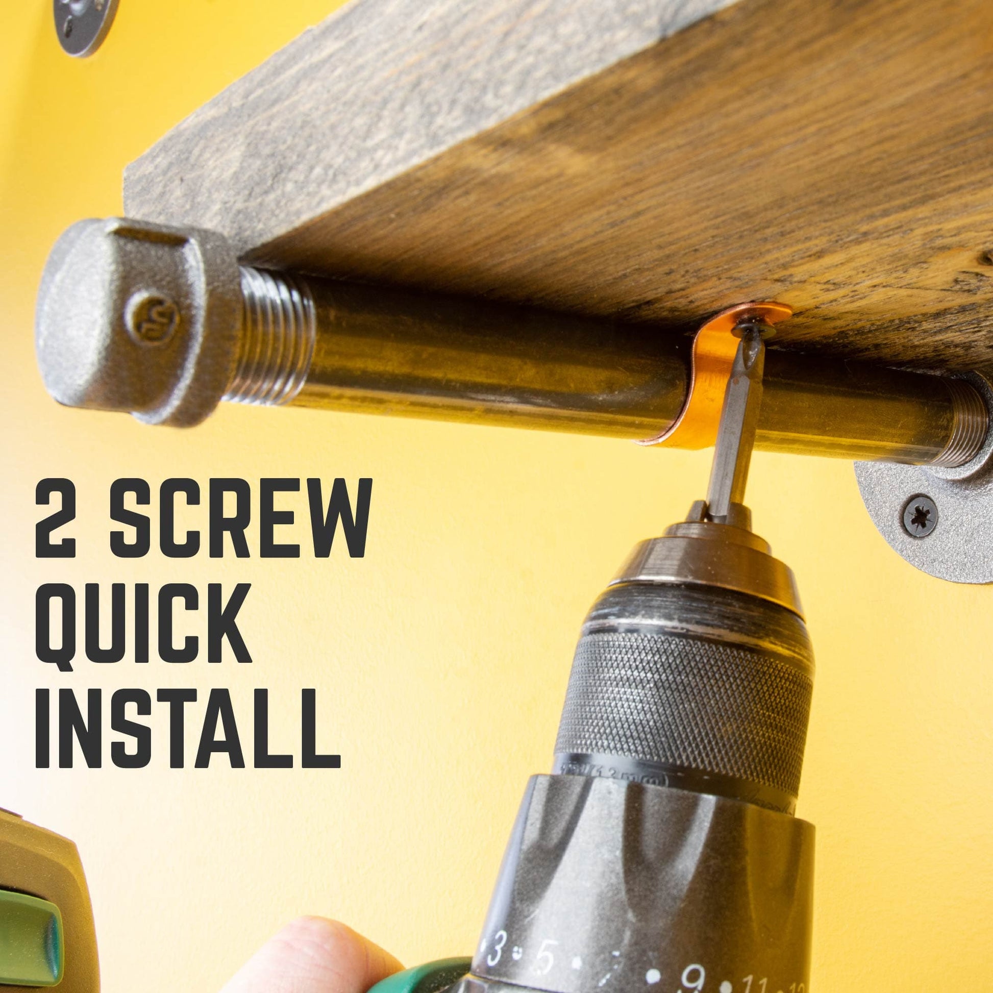 Copper Pipe Strap for 1/2 in. Dia. Black Steel Pipe