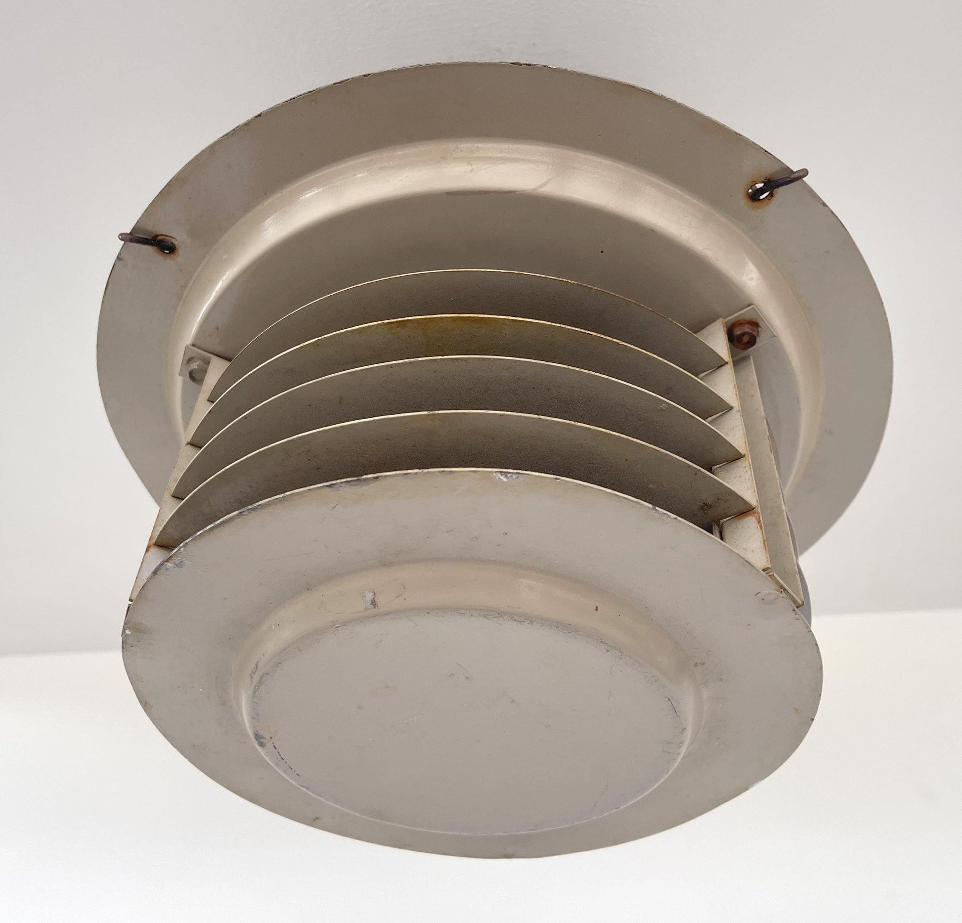 TOTALLY UNIQUE! Vintage Industrial Flush Mount Ceiling Light Rustic Distressed