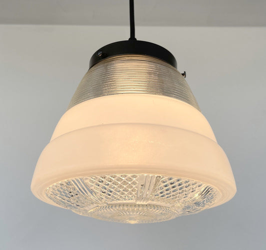 Retro 1970's Mid Century Glass Pendant Lighting