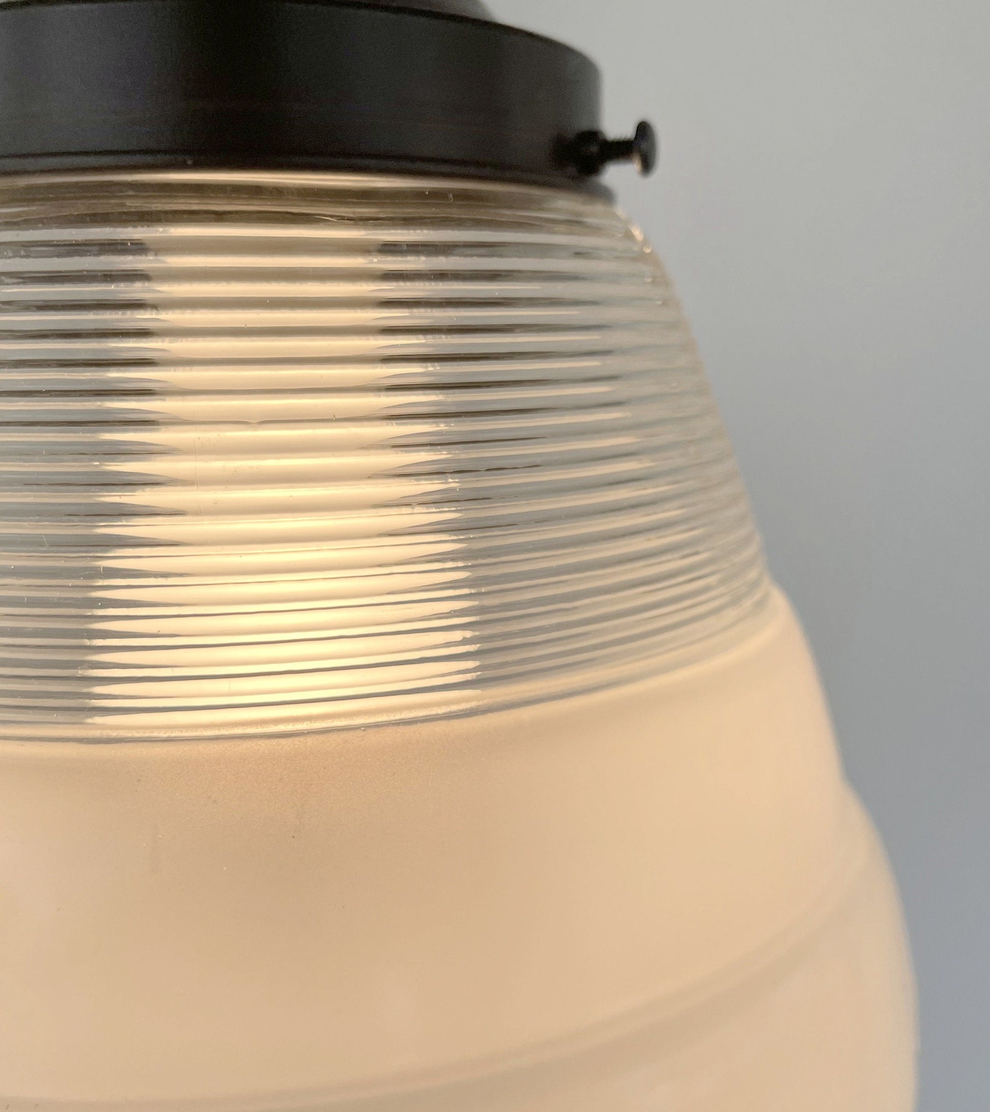 Retro 1970's Mid Century Glass Pendant Lighting