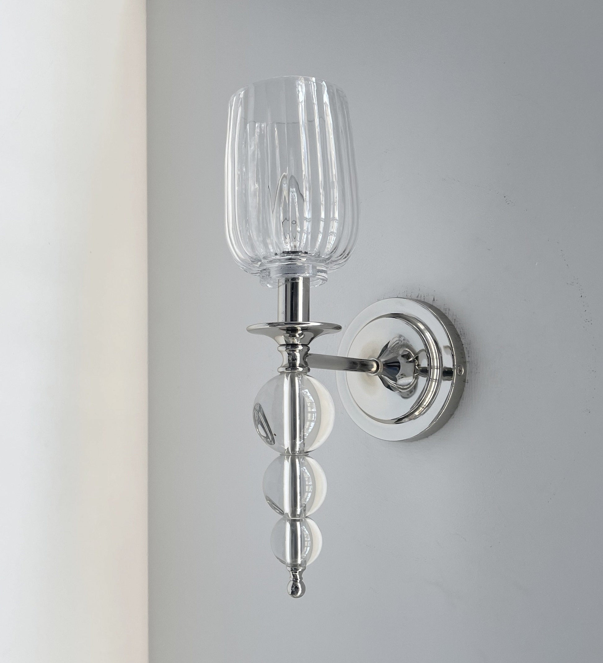 Modern Glass SCONCE Wall Sconce Light Fixture