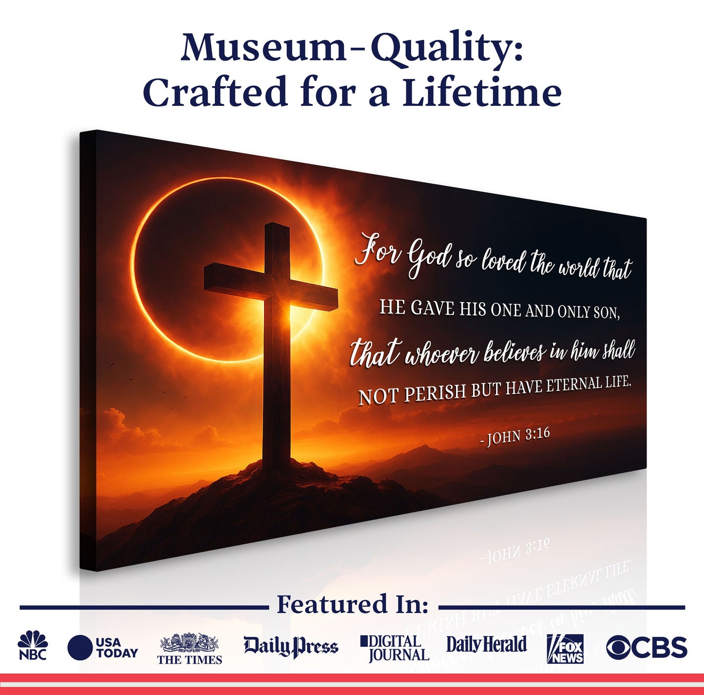 John 3:16: For God So Loved The World Faith Sign IV