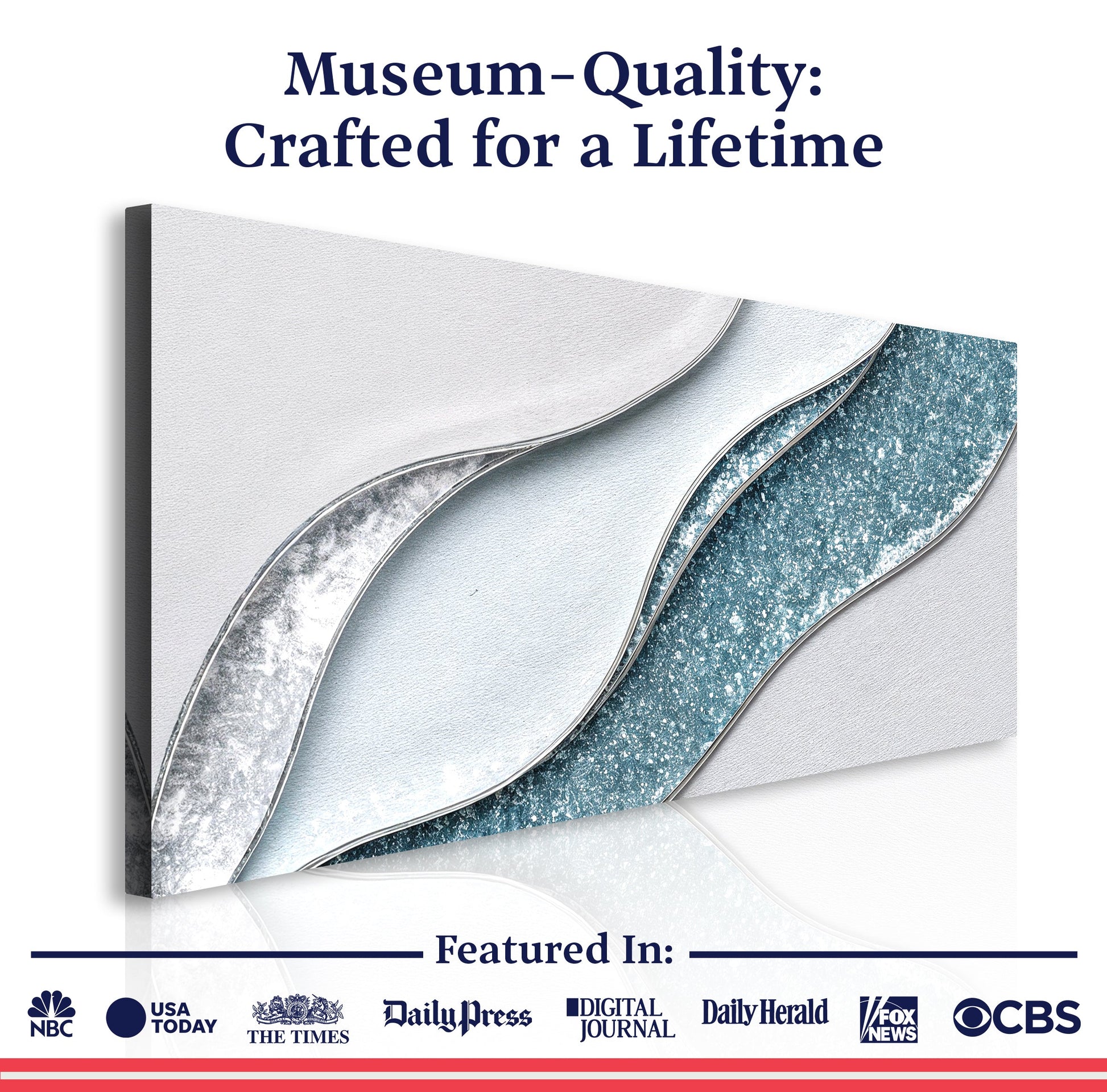 Lighter Waves Wall Art