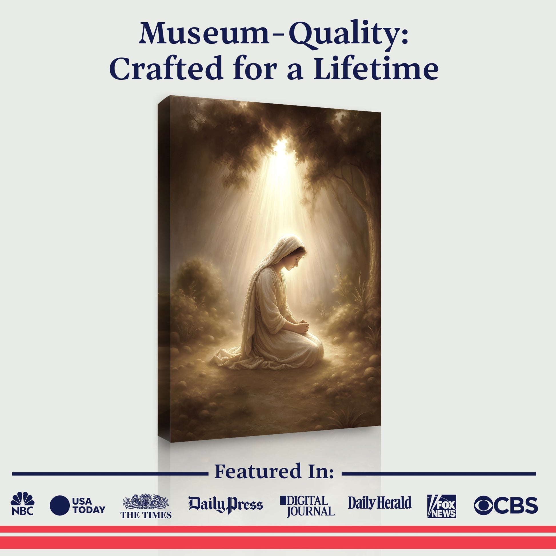 Mary Praying Faith Wall Art II