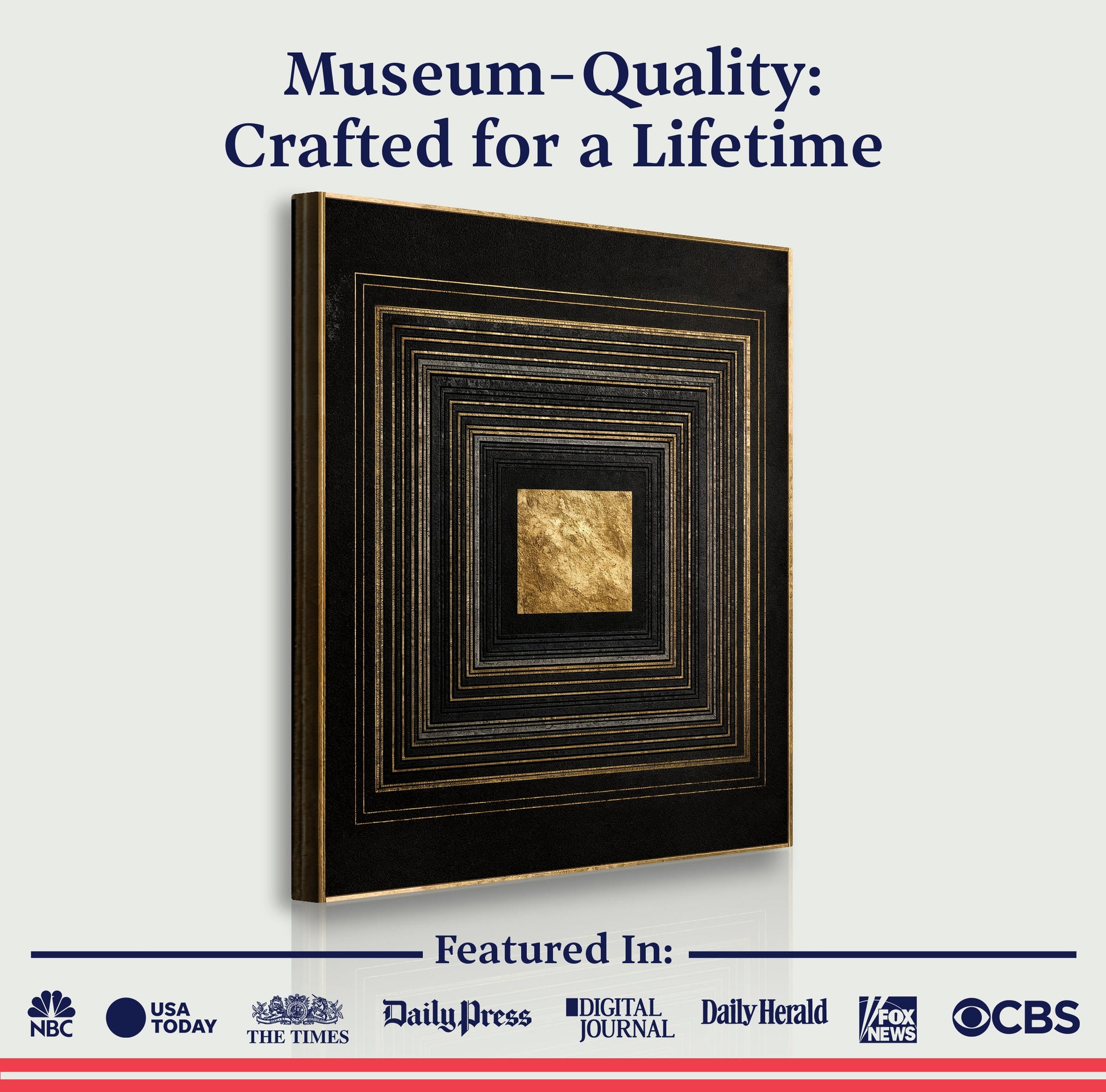 Black And Gold Core Wall Art