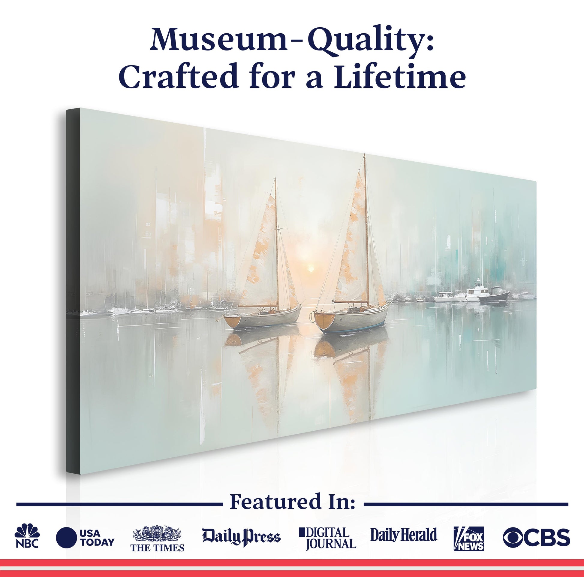 Abstract Pier and Dock Wall Art