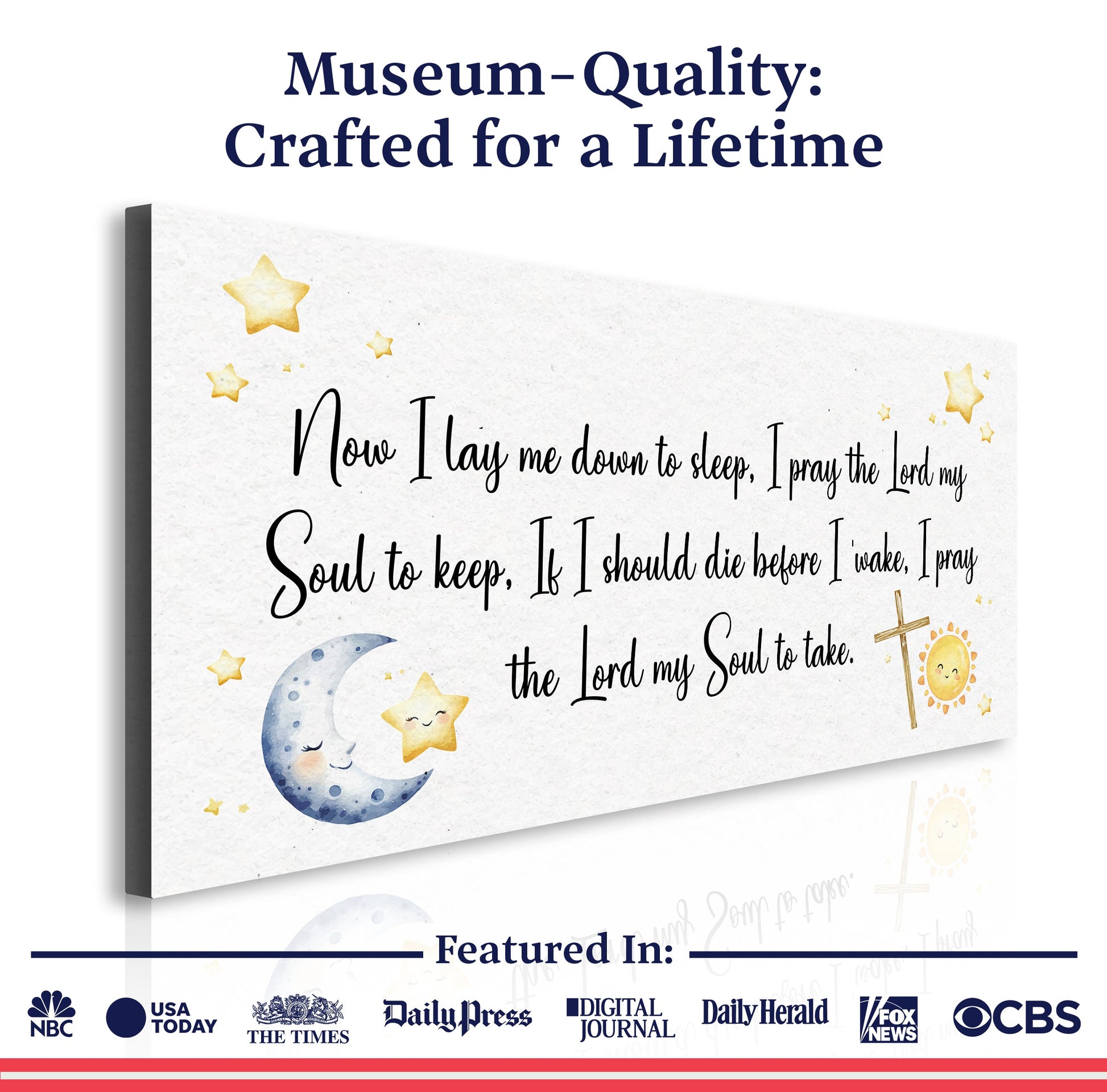 I Lay Me Down To Sleep Faith Sign