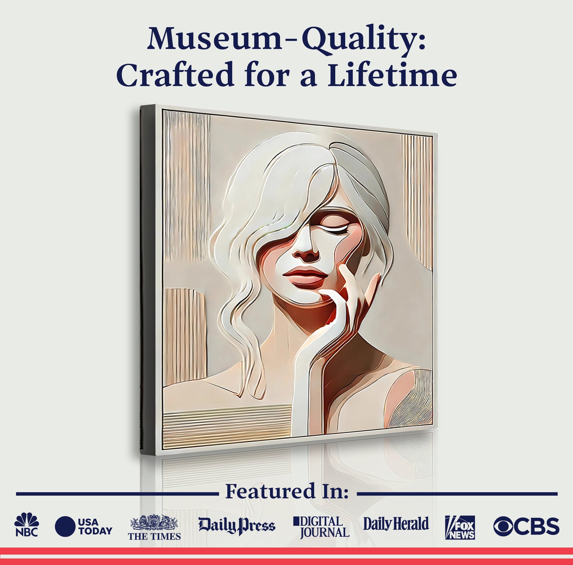 Whispered Contours Abstract Wall Art