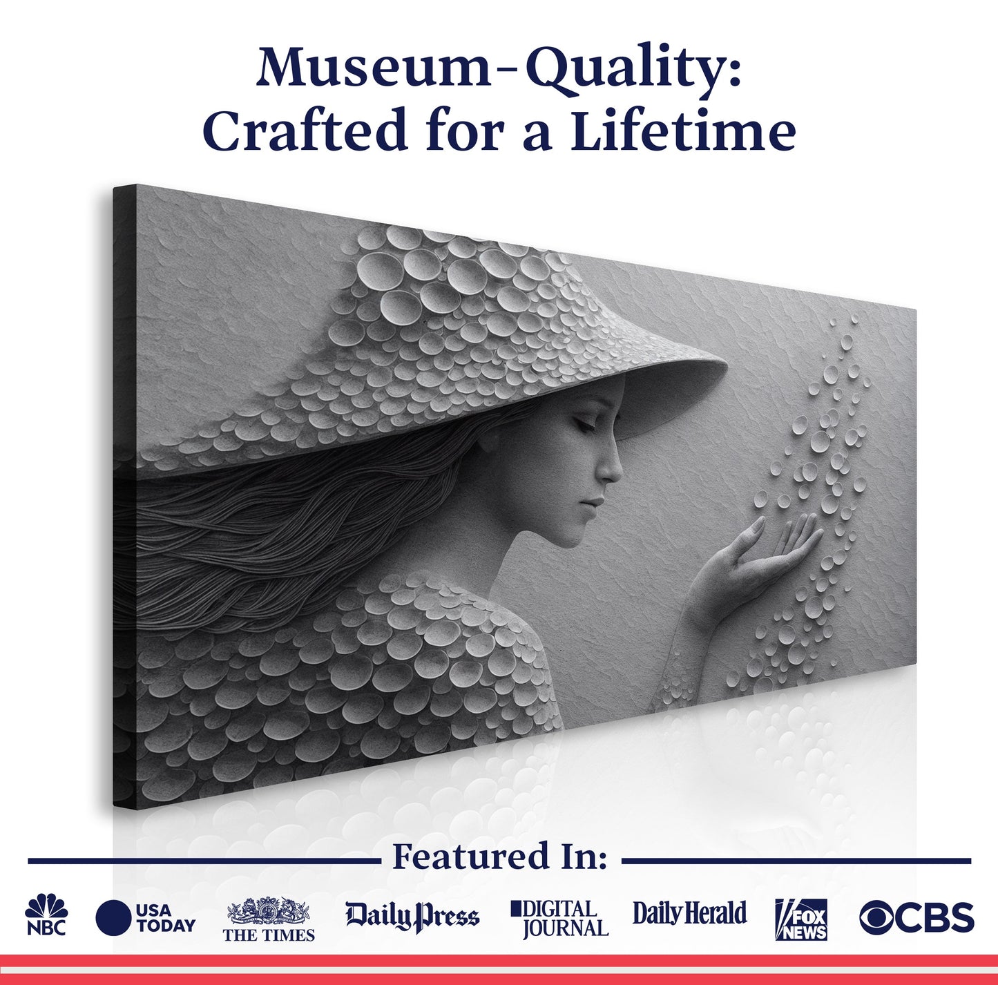 Modern Minimalist Woman Silhouette Wall Art