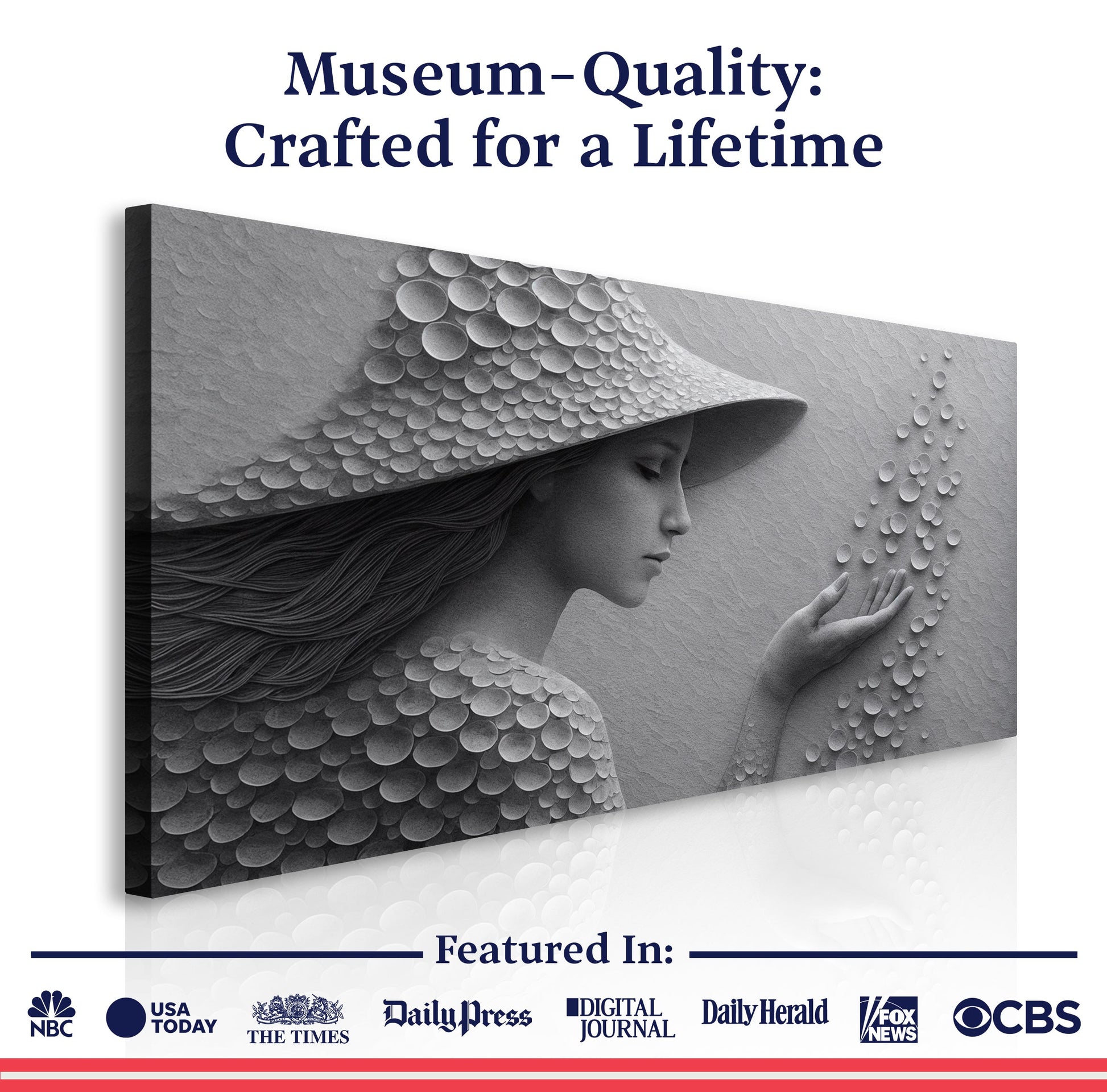 Modern Minimalist Woman Silhouette Wall Art