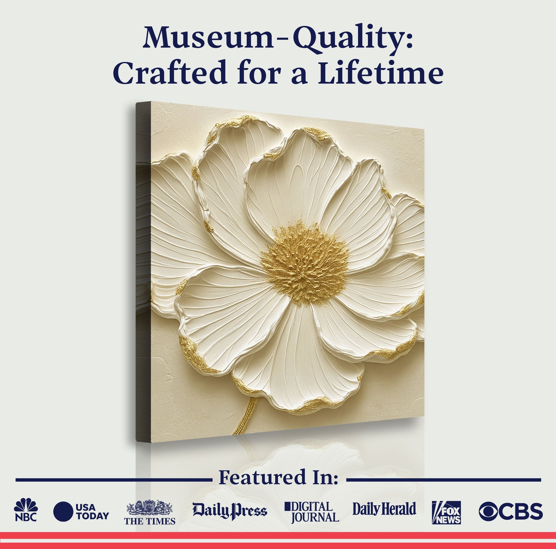 Modern Abstract Flower Wall Art