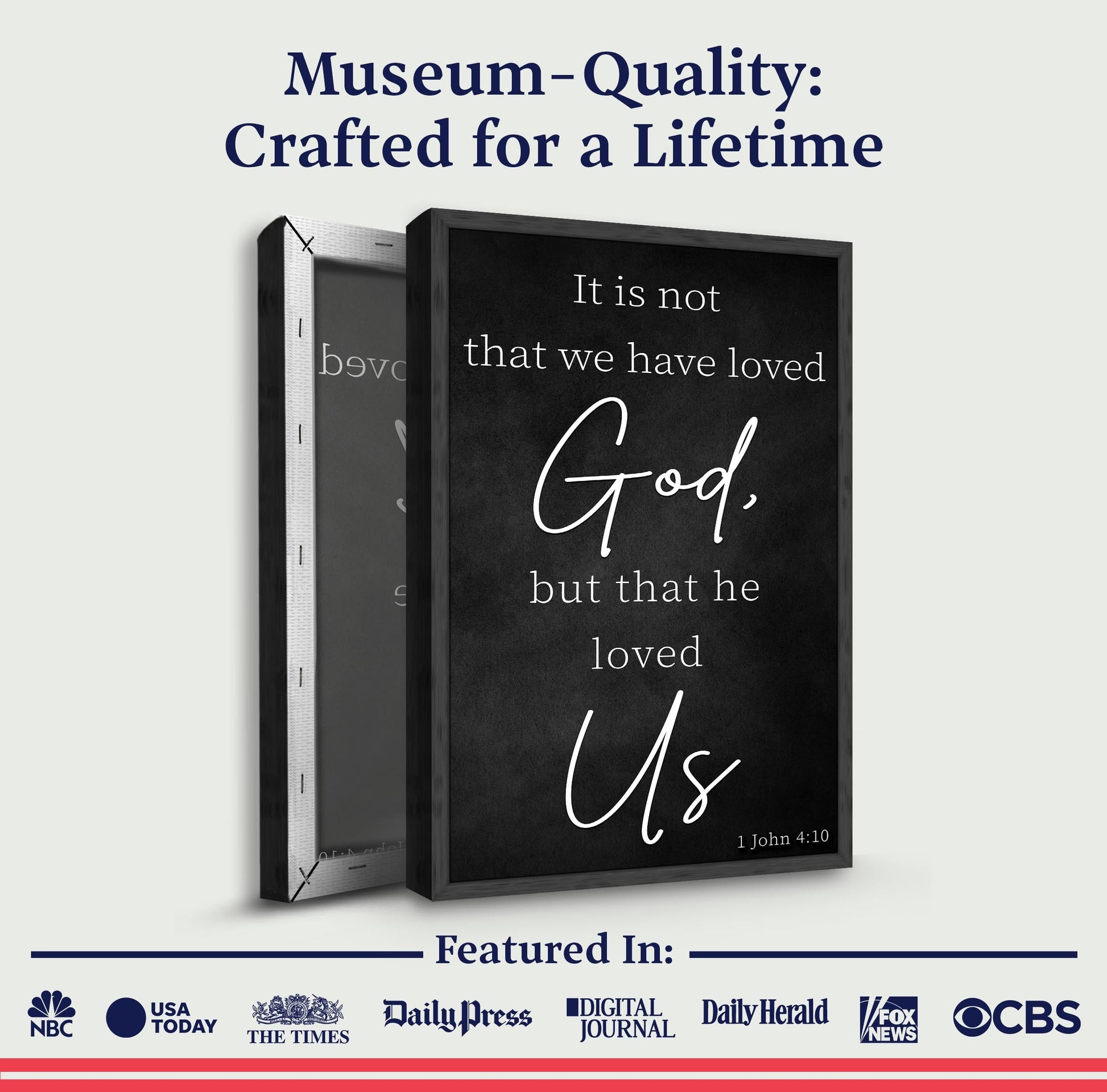 1 John 4:10 Faith Sign V