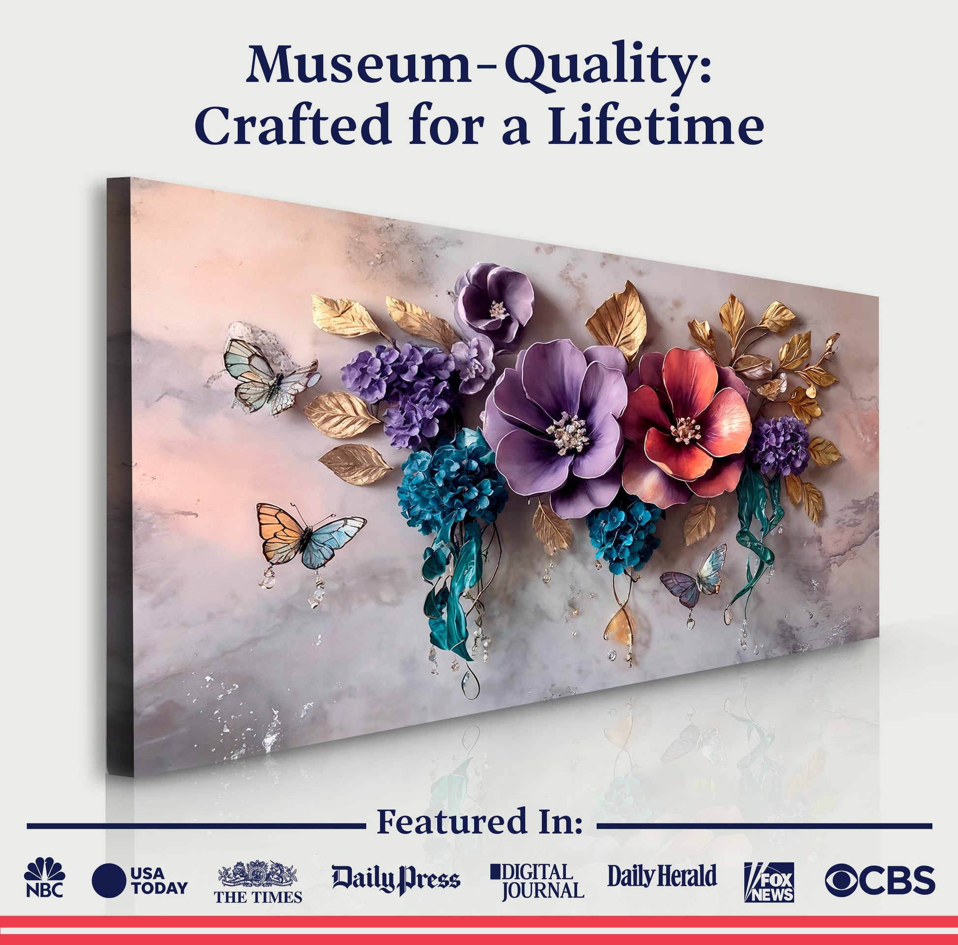 Floral Symphony Wall Art