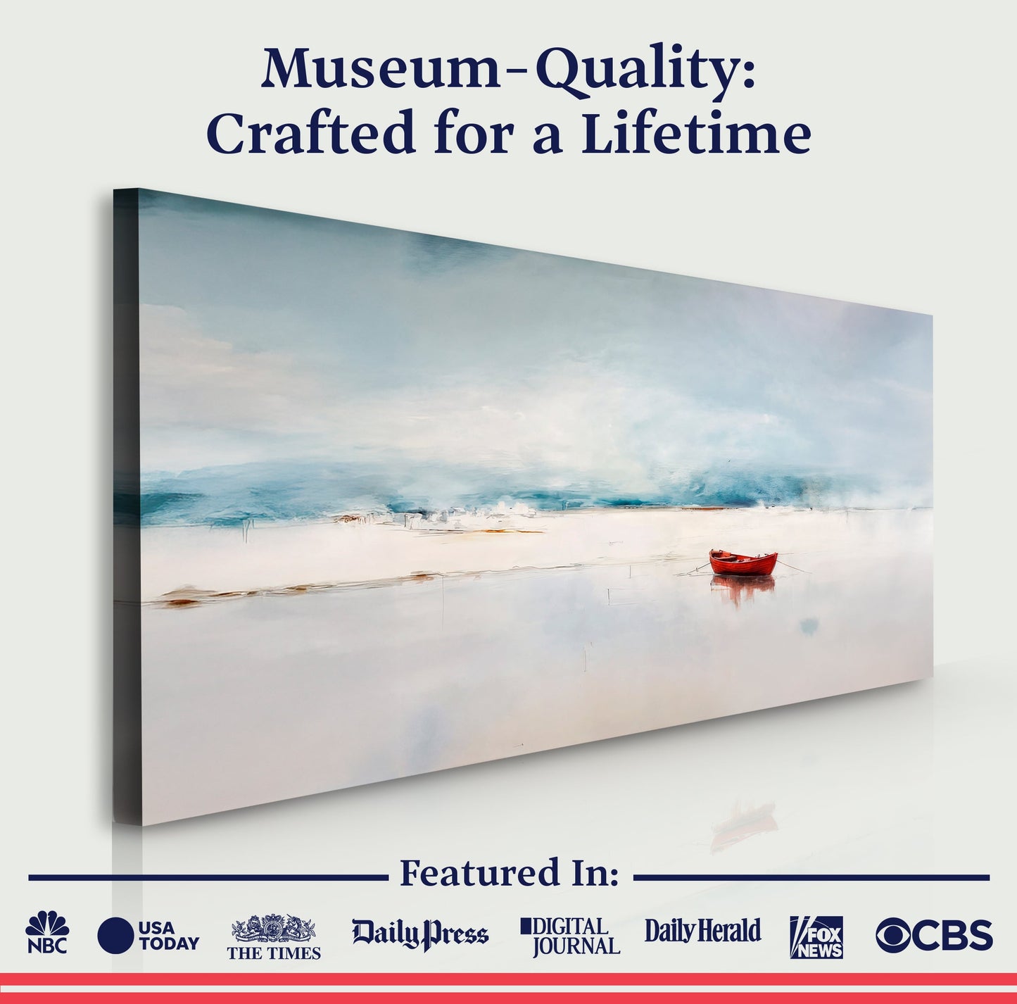 Misty Morning Abstract Wall Art