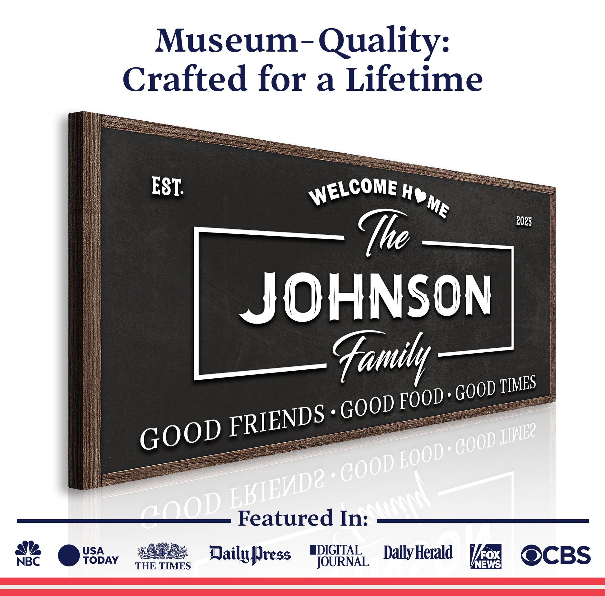 Welcome Home Wall Sign