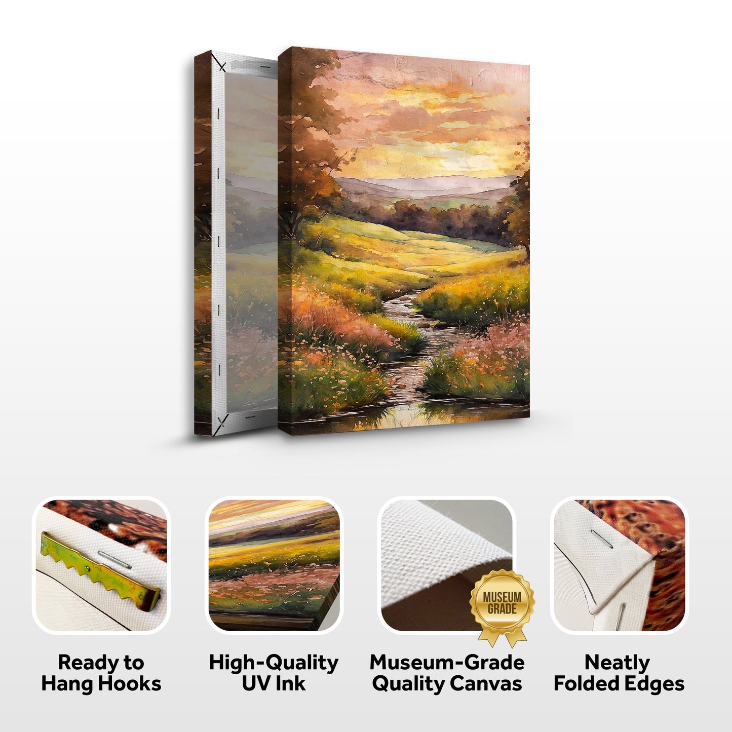 Misty River Wall Art