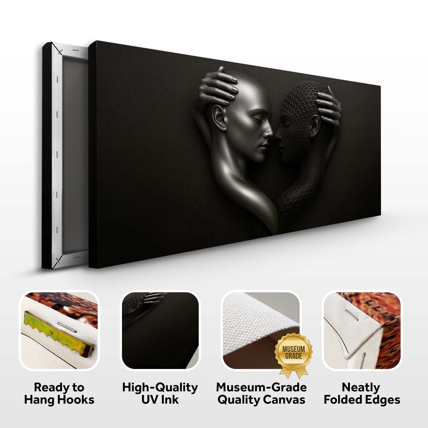 Eternal Love Figure Abstract Wall Art III