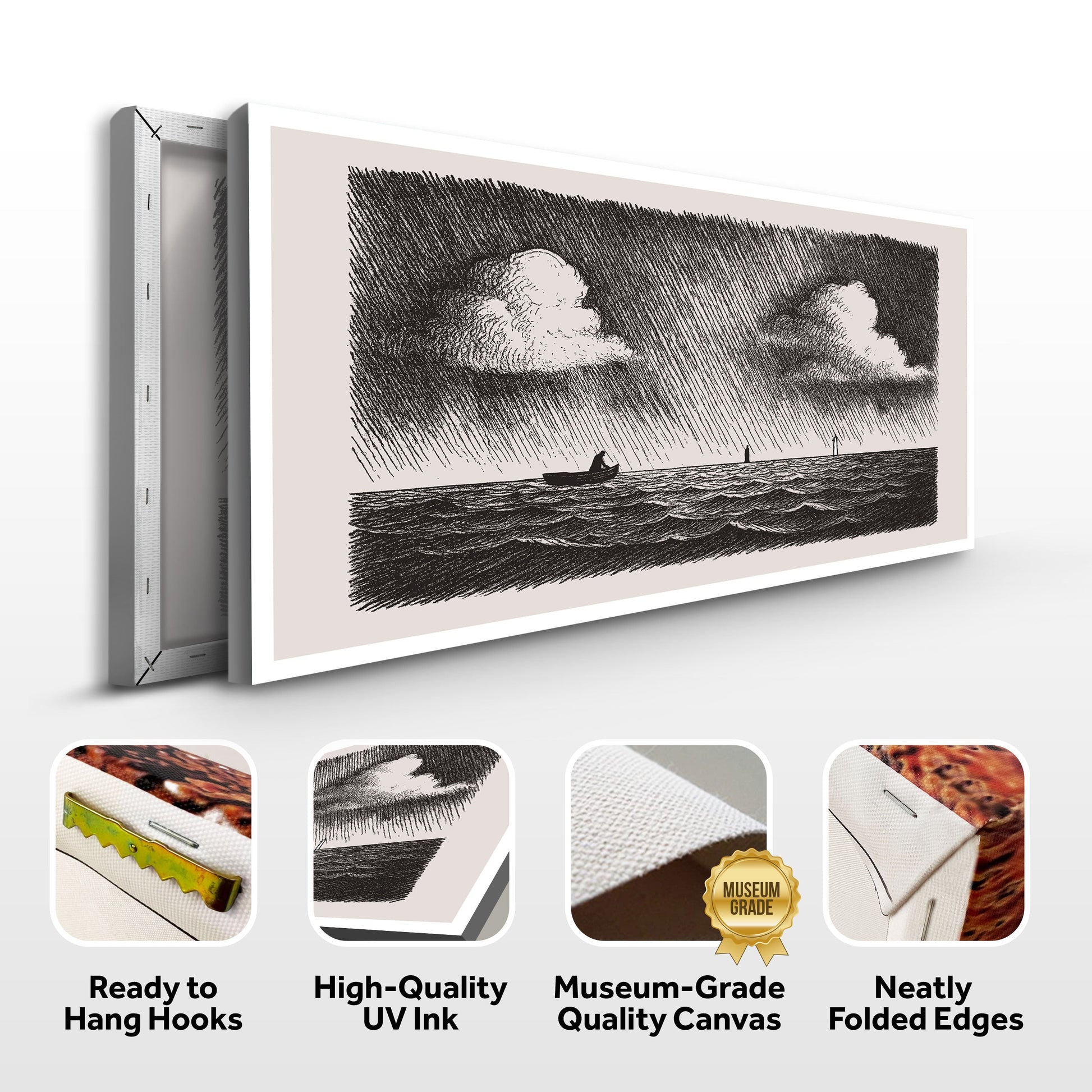 Jesus Walking On Water Faith Wall Art III